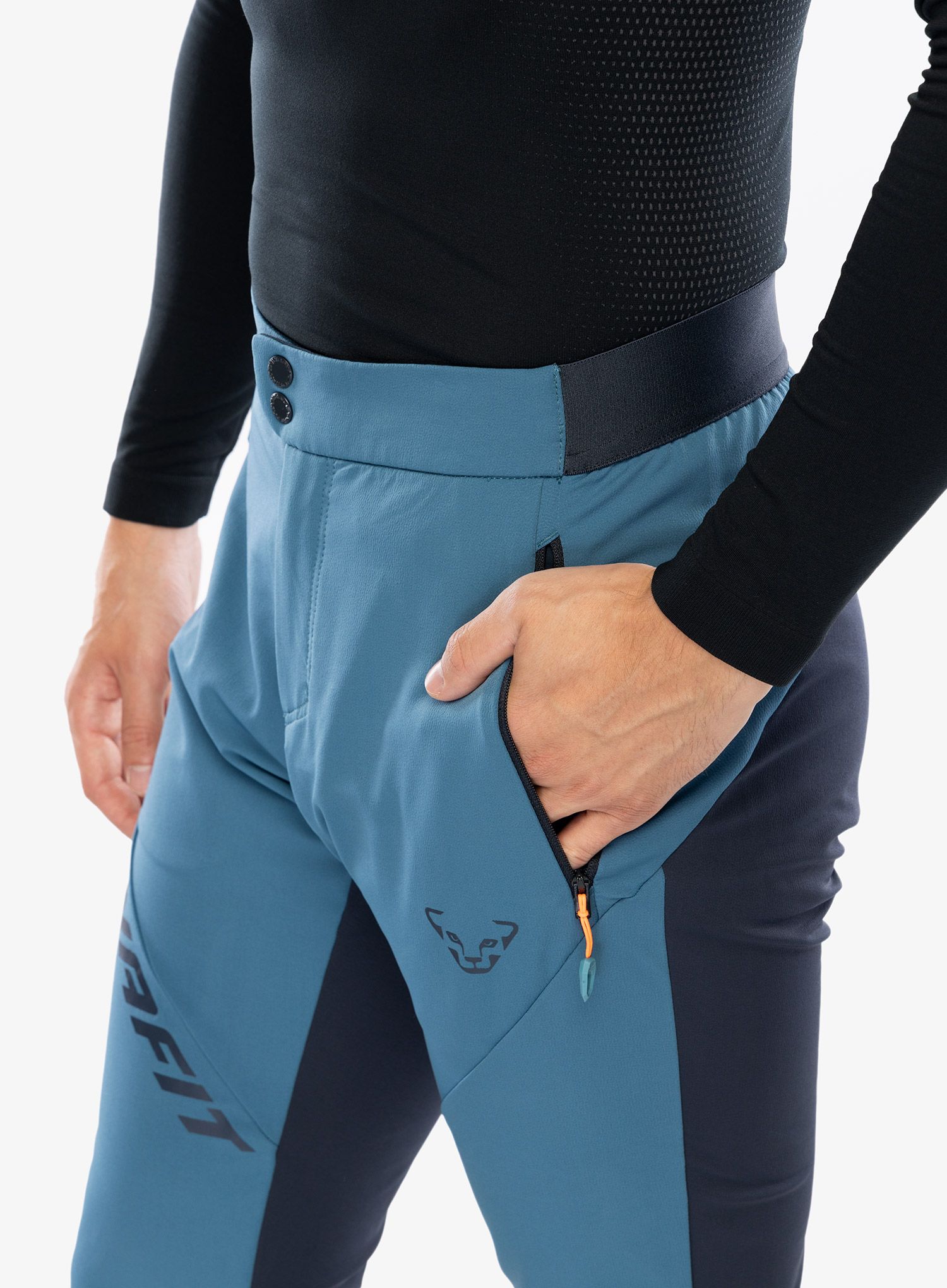 Pohodne hlače Dynafit Transalper Pro Pant - mallard blue