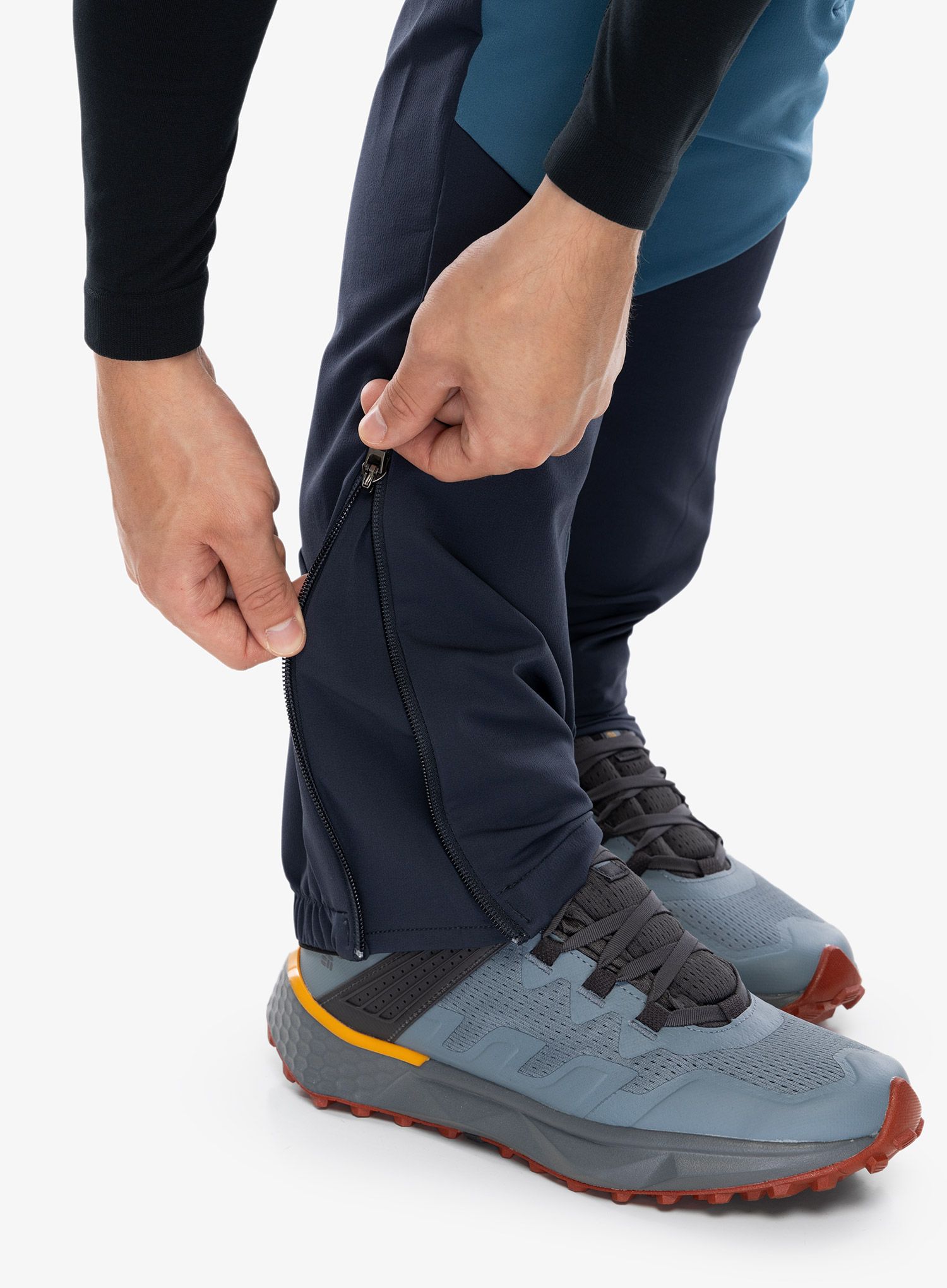 Pohodne hlače Dynafit Transalper Pro Pant - mallard blue
