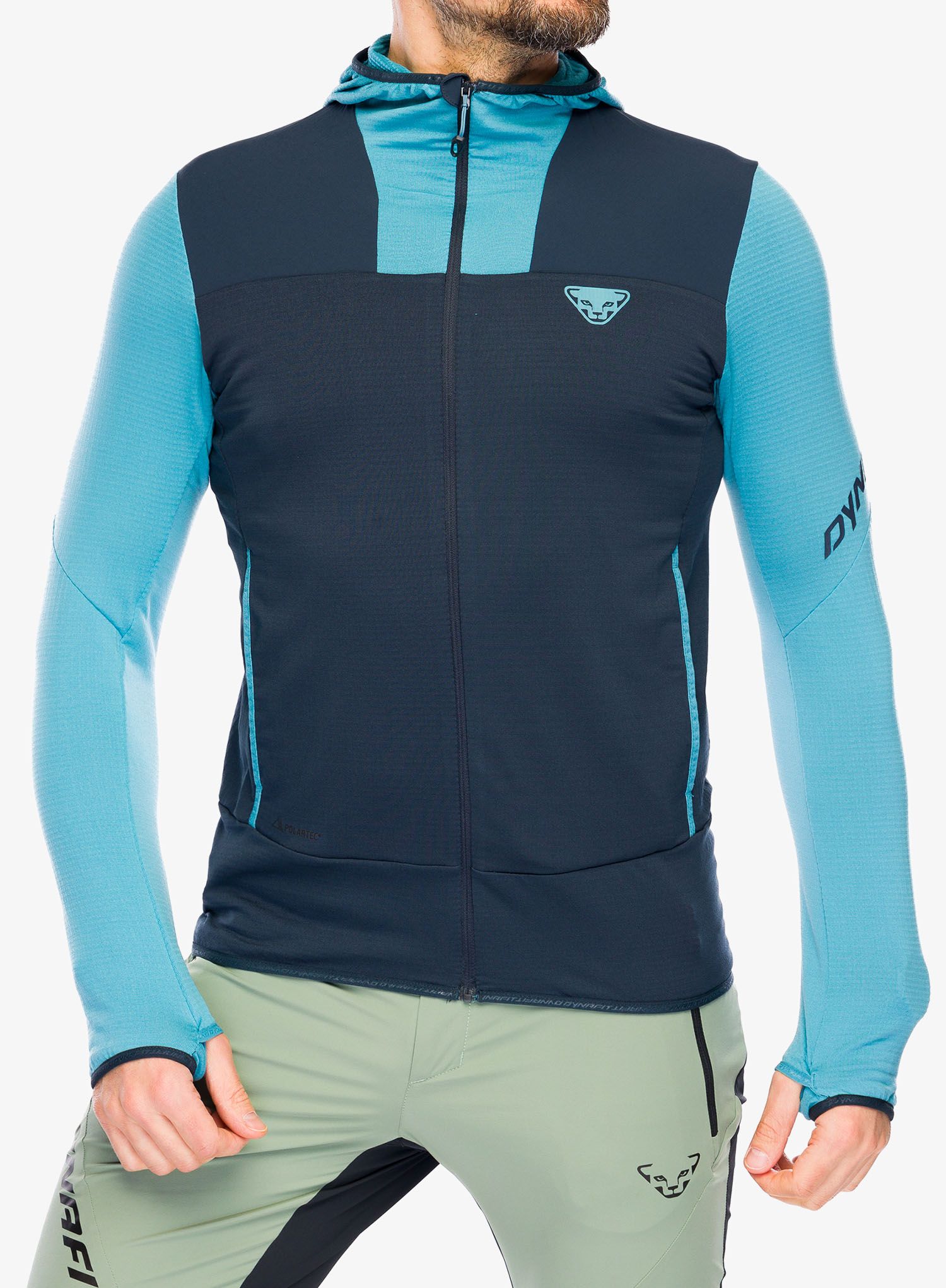 Flis Dynafit Traverse Ptc Hooded JKT  - storm blue