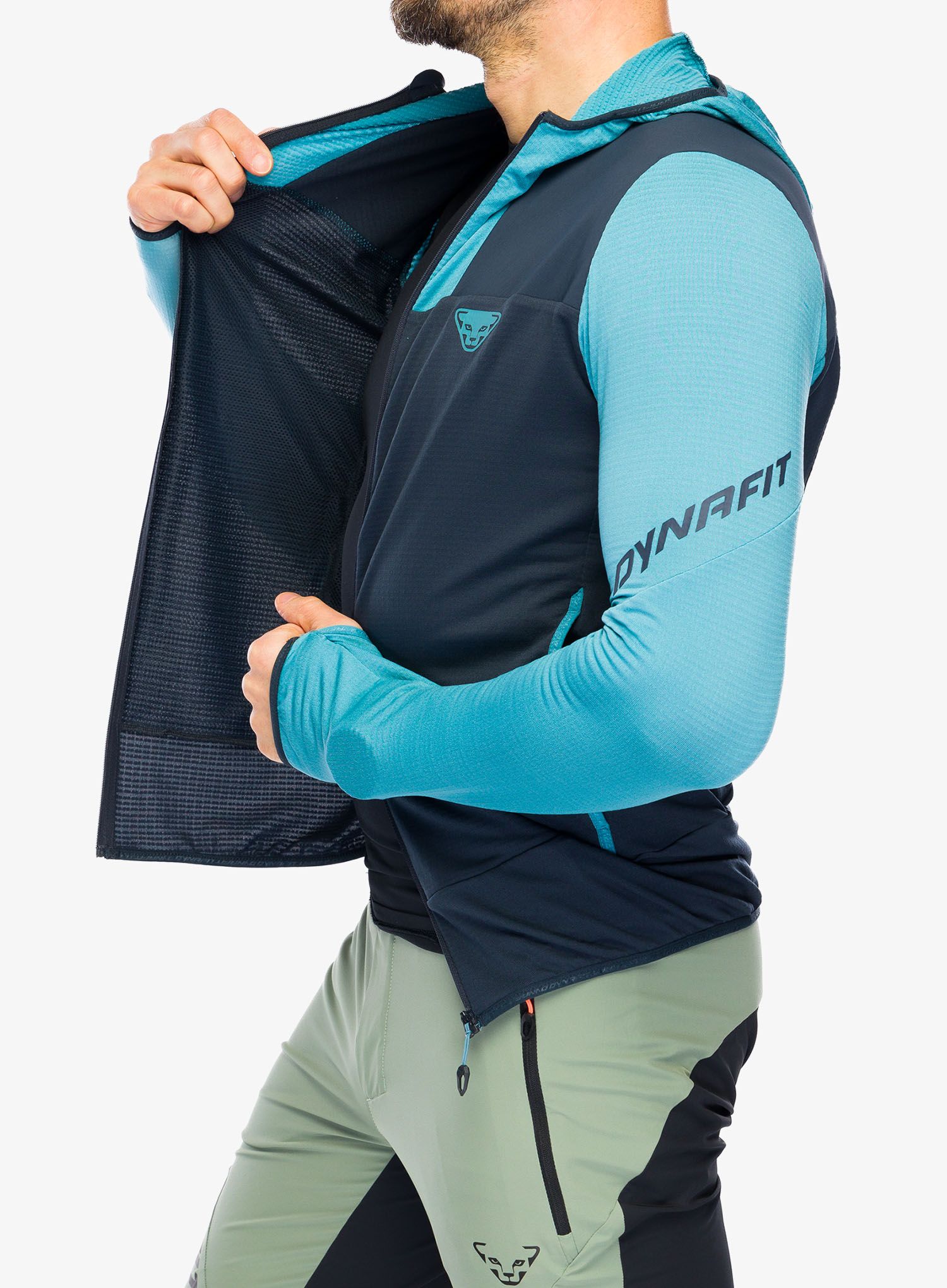 Flis Dynafit Traverse Ptc Hooded JKT  - storm blue