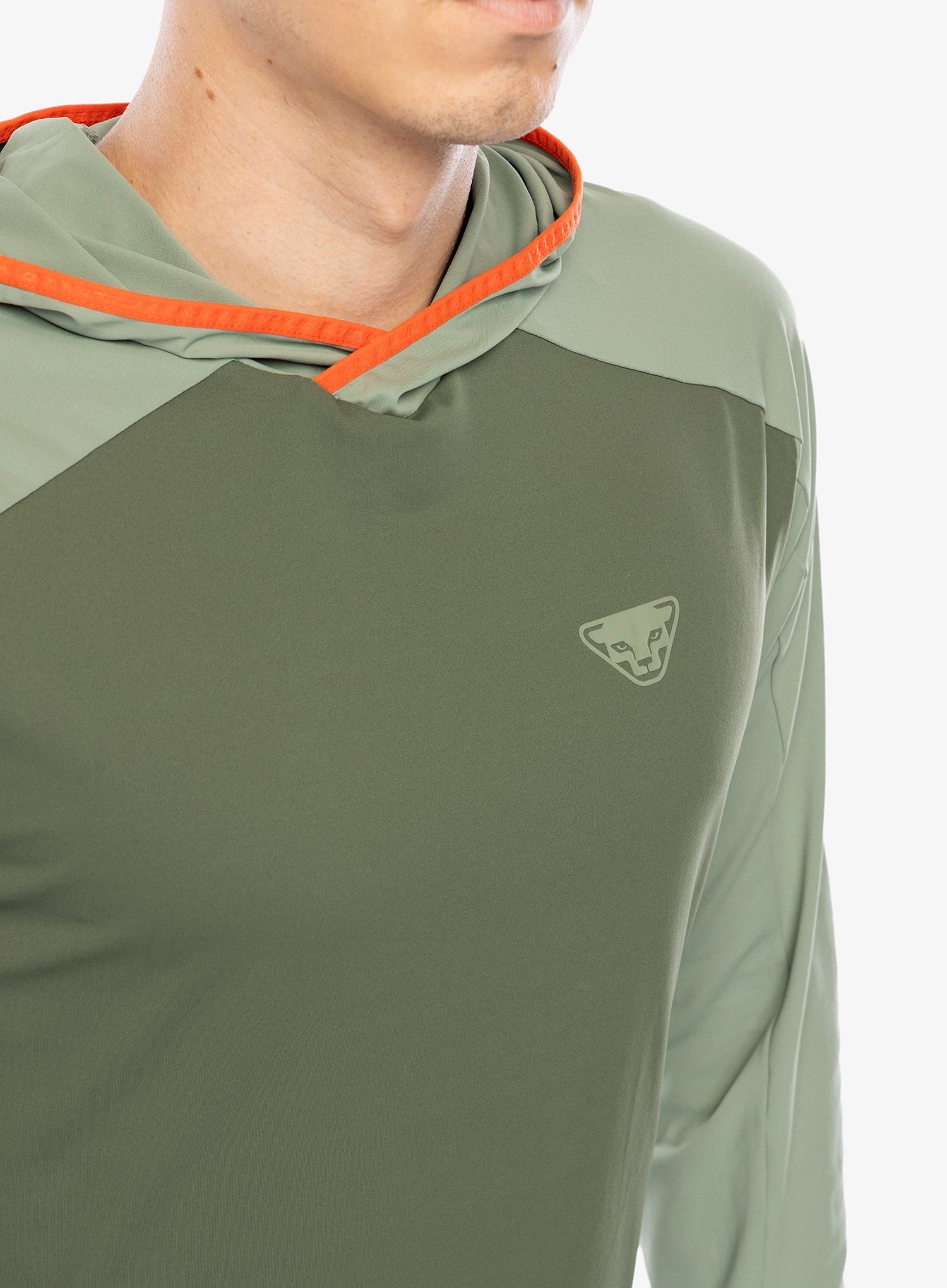 Jopica s kapuco Dynafit Traverse Sun Hoody - sage