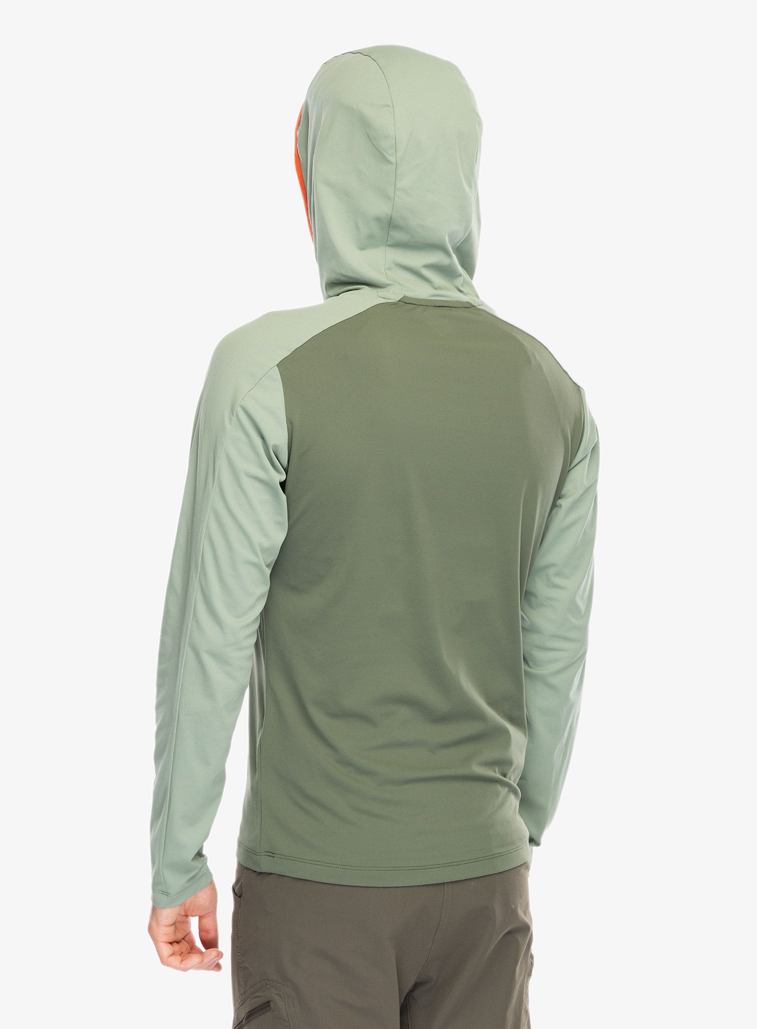 Jopica s kapuco Dynafit Traverse Sun Hoody - sage
