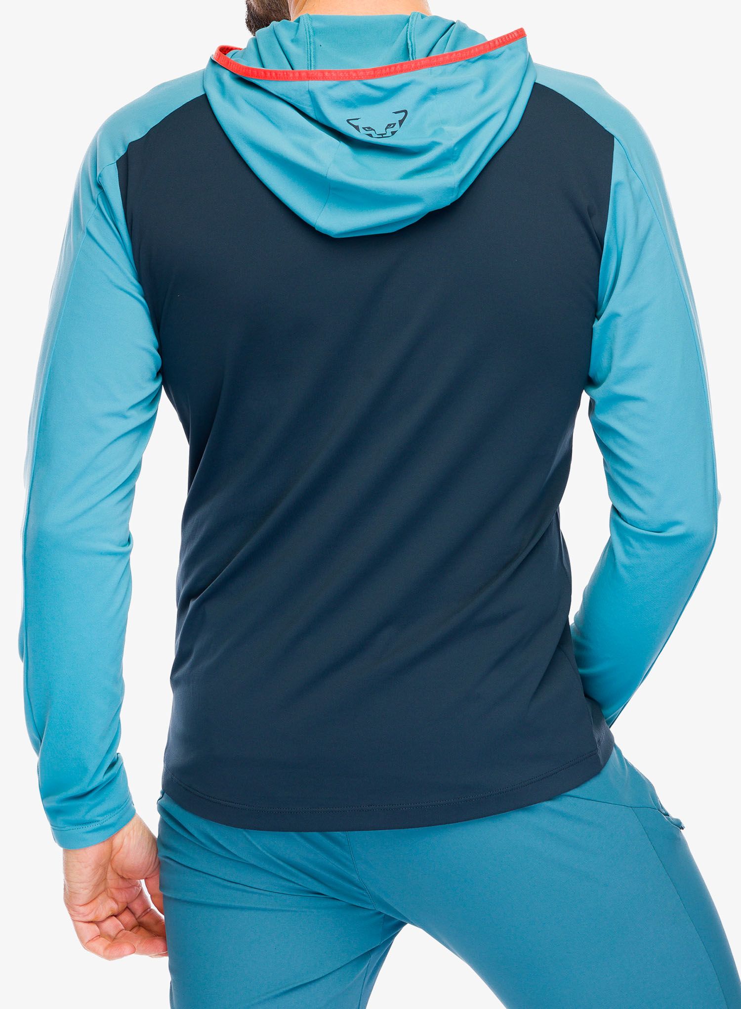 Jopica s kapuco Dynafit Traverse Sun Hoody - storm blue/blueberry