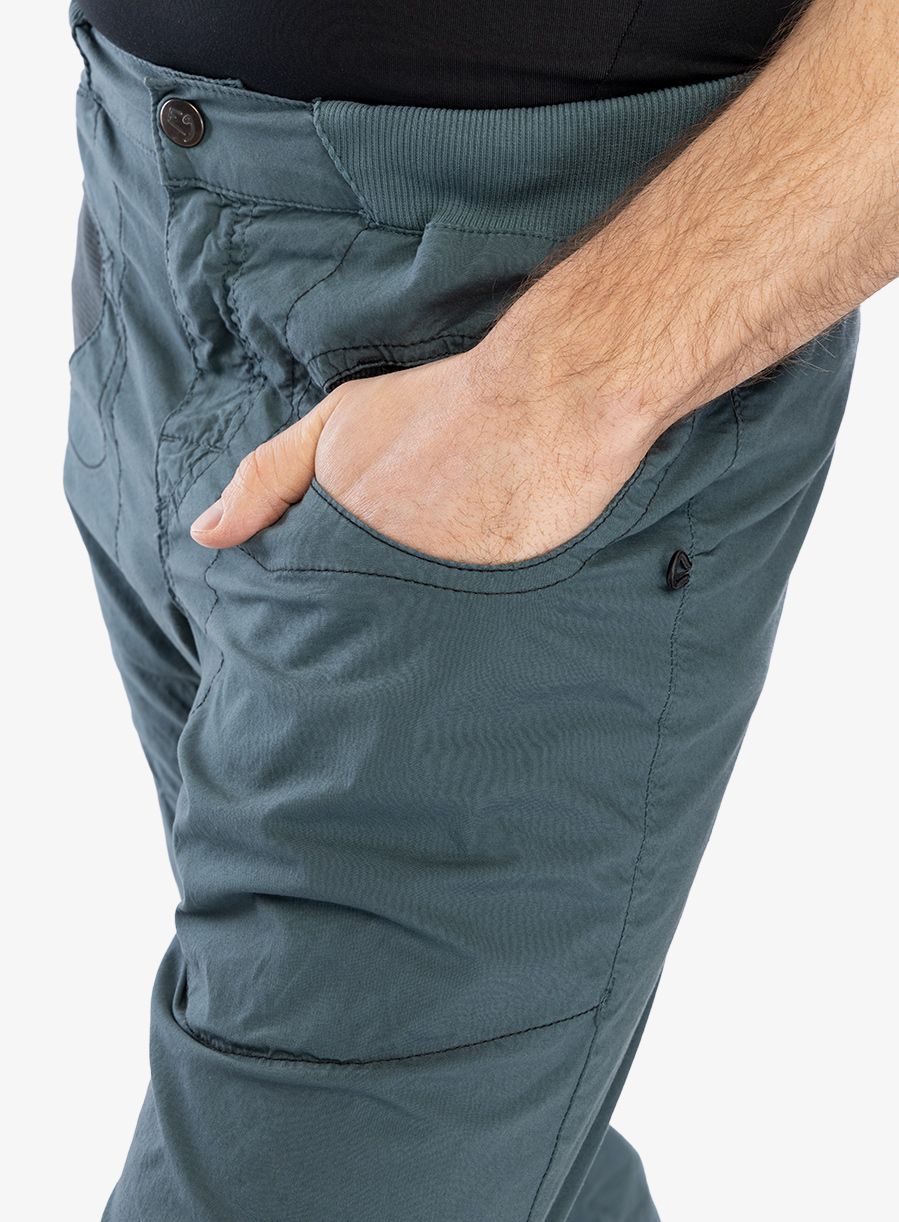 Plezalne hlače E9 Rondo Slim - slate