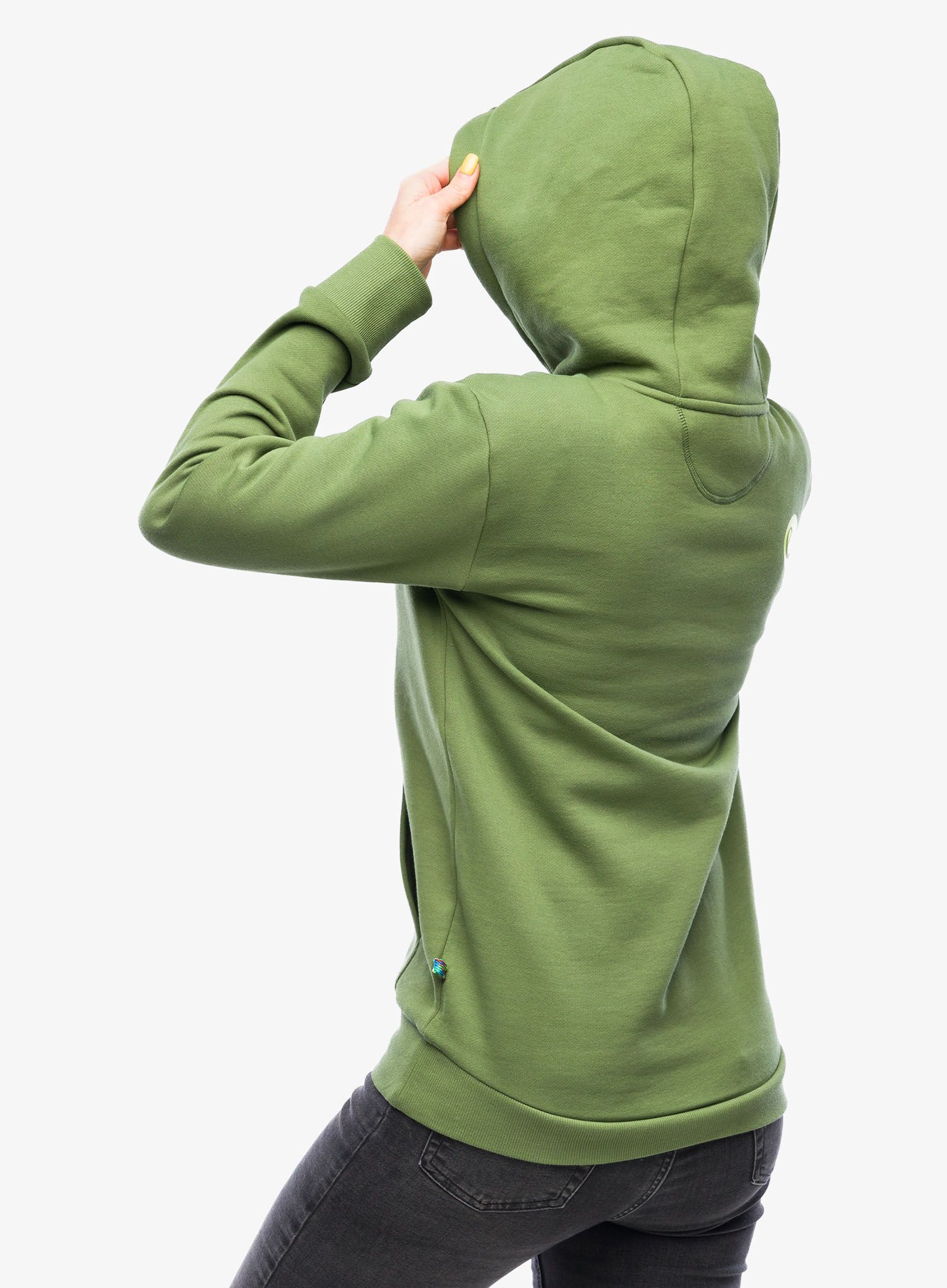 Ženska jopa s kapuco Edelrid Spotter Hoody IV - kale