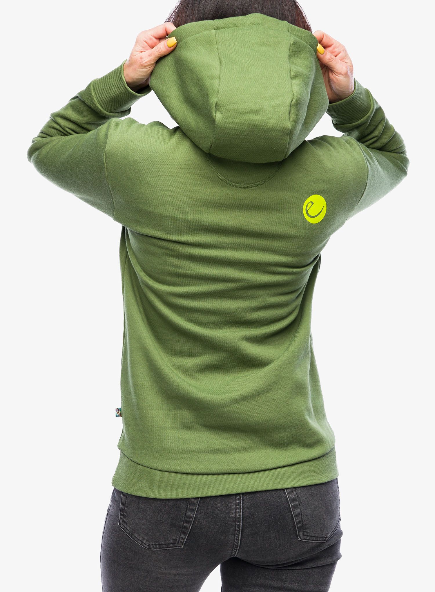 Ženska jopa s kapuco Edelrid Spotter Hoody IV - kale