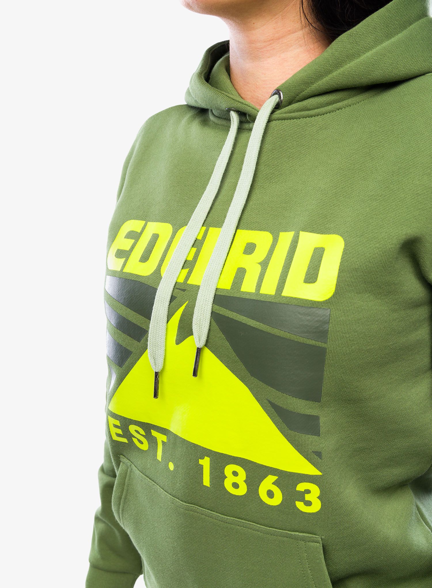 Ženska jopa s kapuco Edelrid Spotter Hoody IV - kale