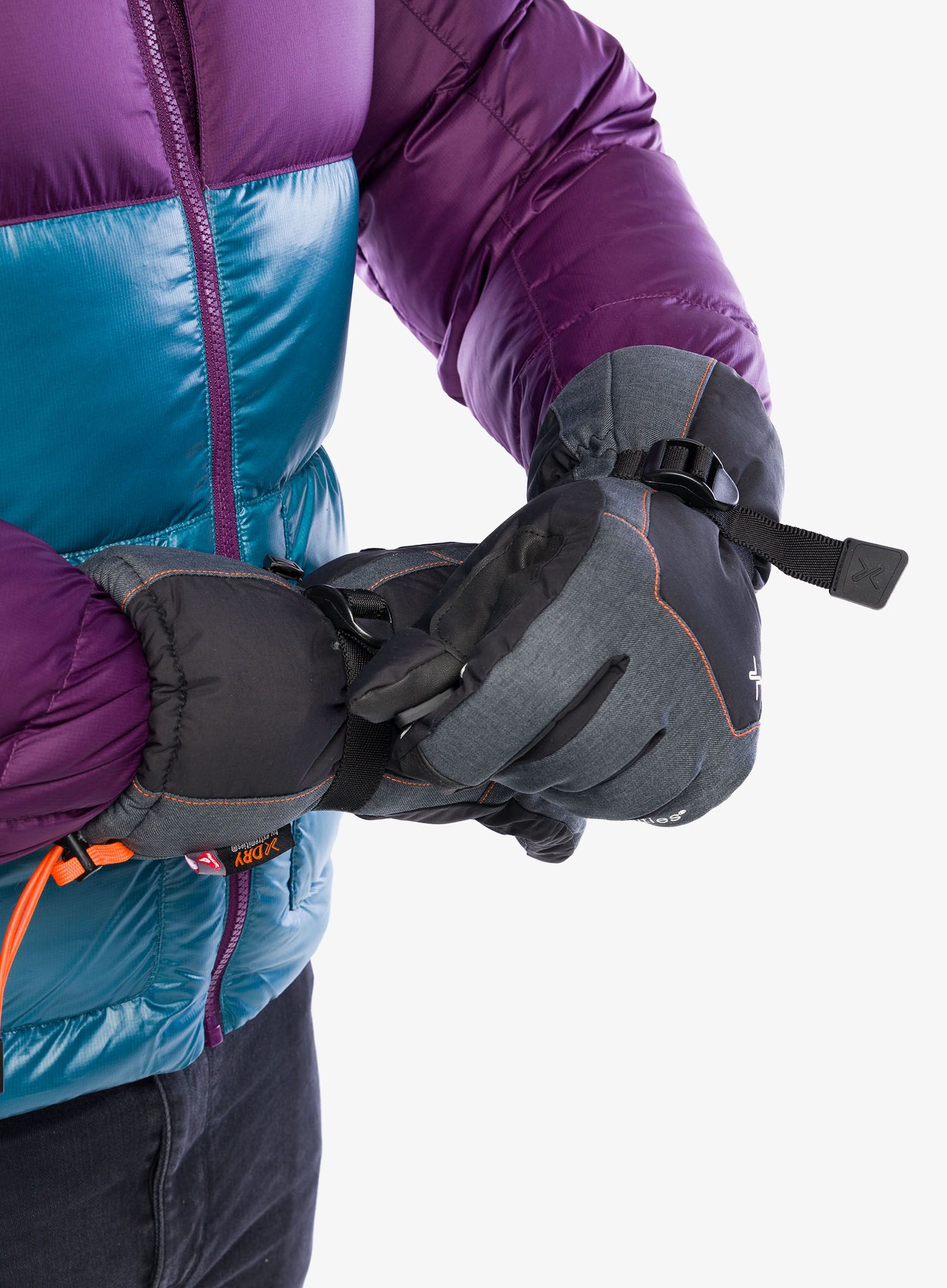 Rokavice Extremities Torres Peak Glove - grey/black