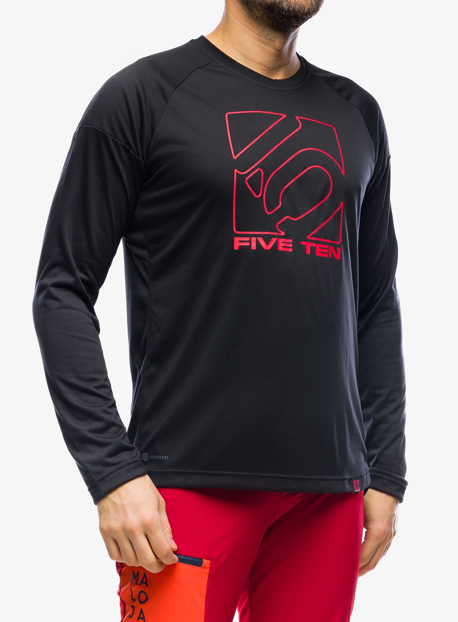 Kolesarska jopa Five Ten Long Sleeve Jersey - black