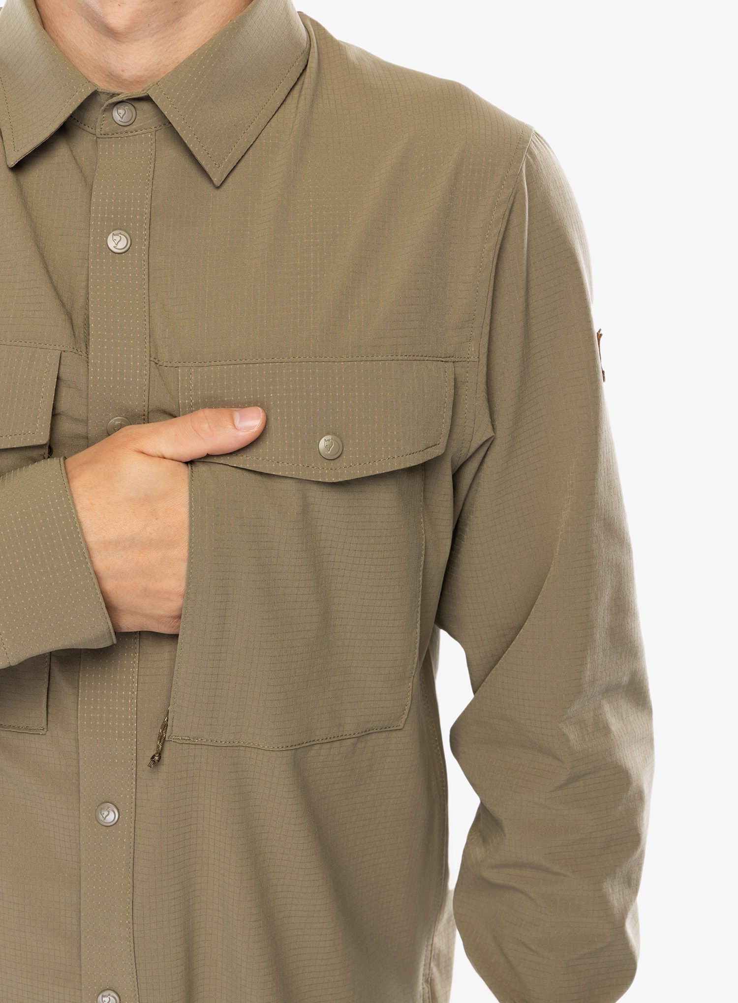 Srajca Fjallraven Abisko Trekking Shirt - light olive
