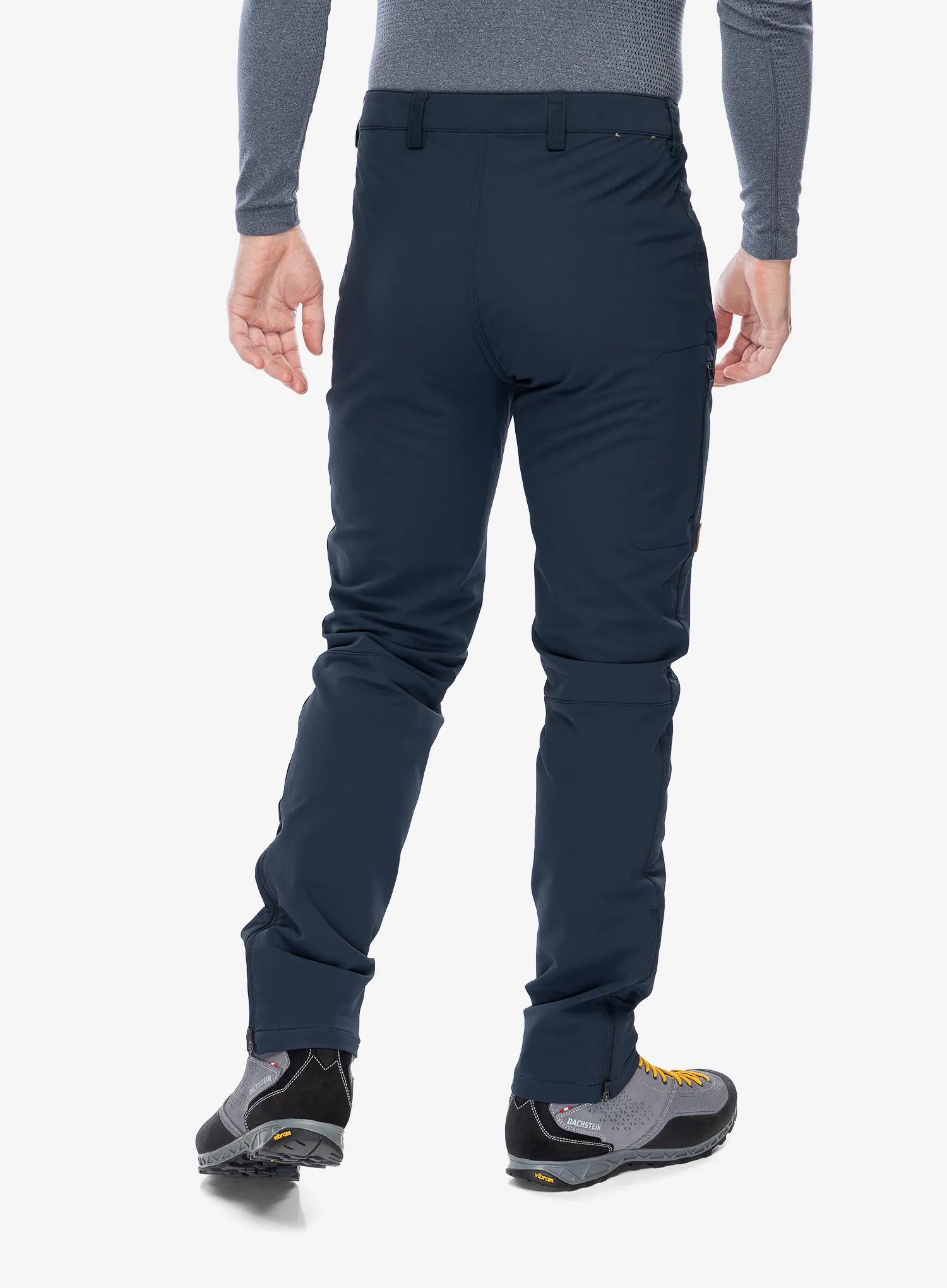 Pohodne hlače Fjallraven Abisko Winter Stretch Trousers - dark navy