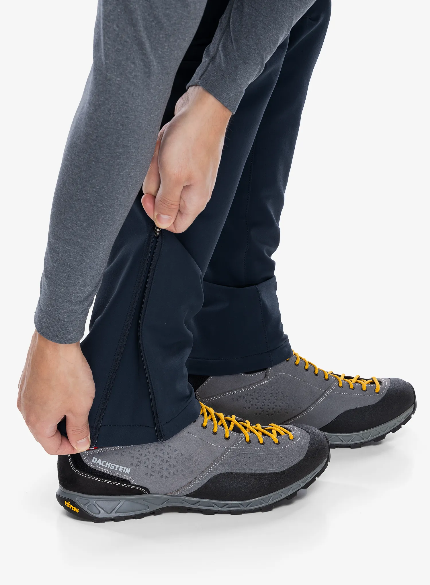 Pohodne hlače Fjallraven Abisko Winter Stretch Trousers - dark navy
