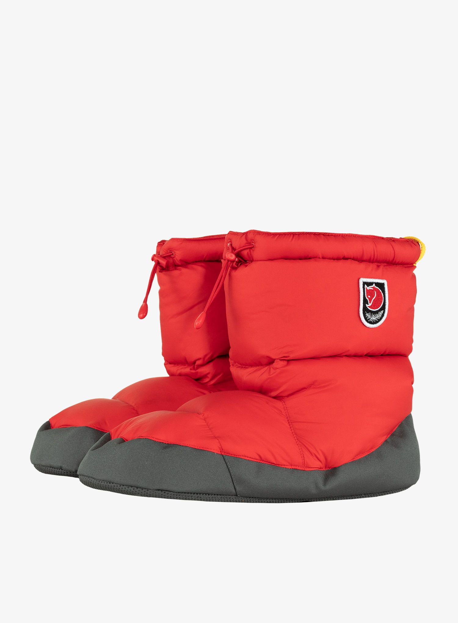 Puhasti copati Fjallraven Expedition Down Booties - true red