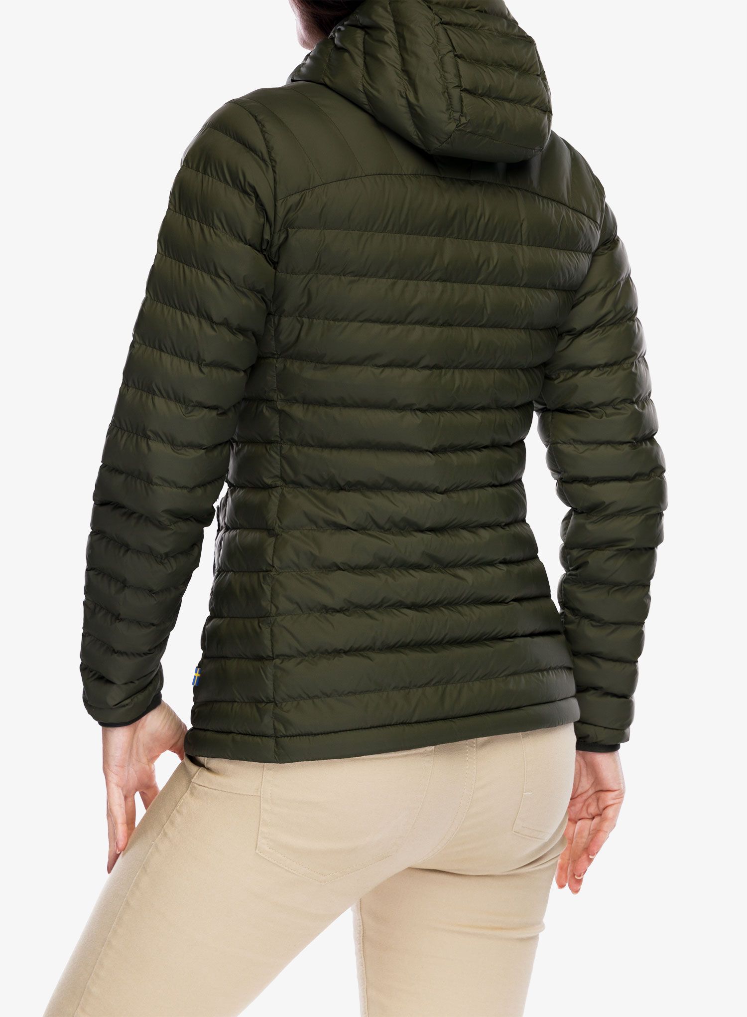 Ženska sintetična jakna Fjallraven Expedition Latt Hoodie - deep forest
