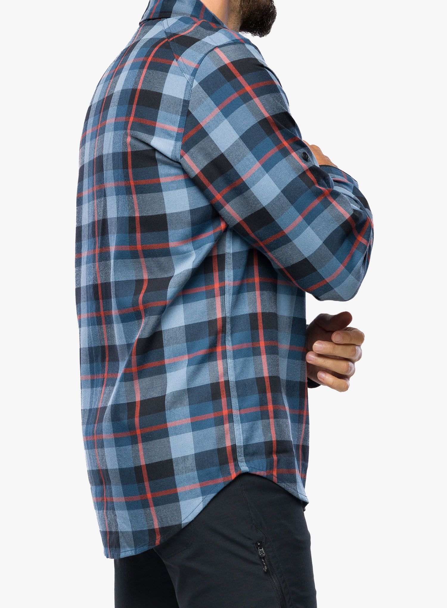Pohodniška srajca Fjallraven Fjallglim Shirt - indigo blue/dawn blue