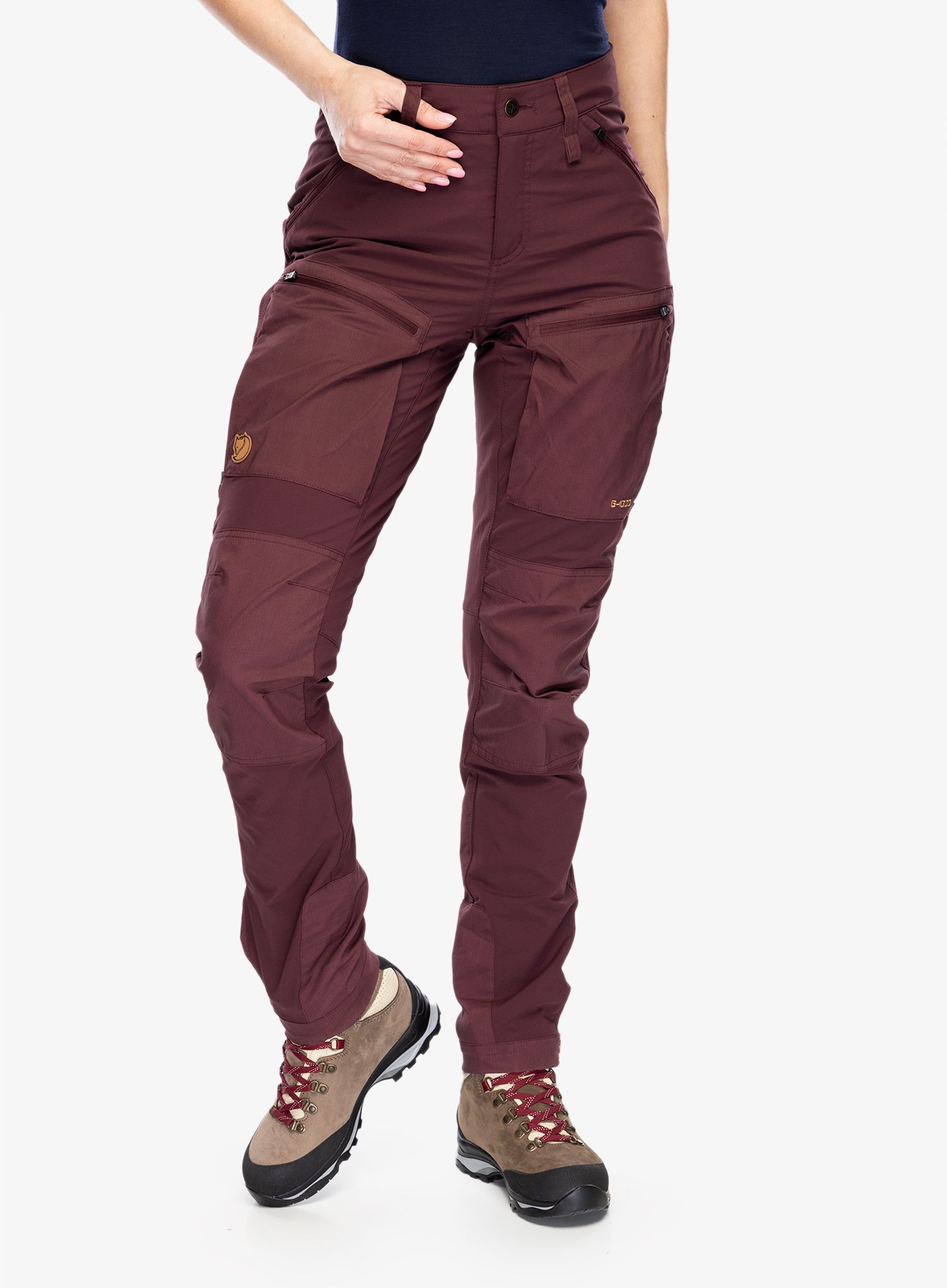 Ženske treking hlače Fjallraven Keb Agile Trousers - port