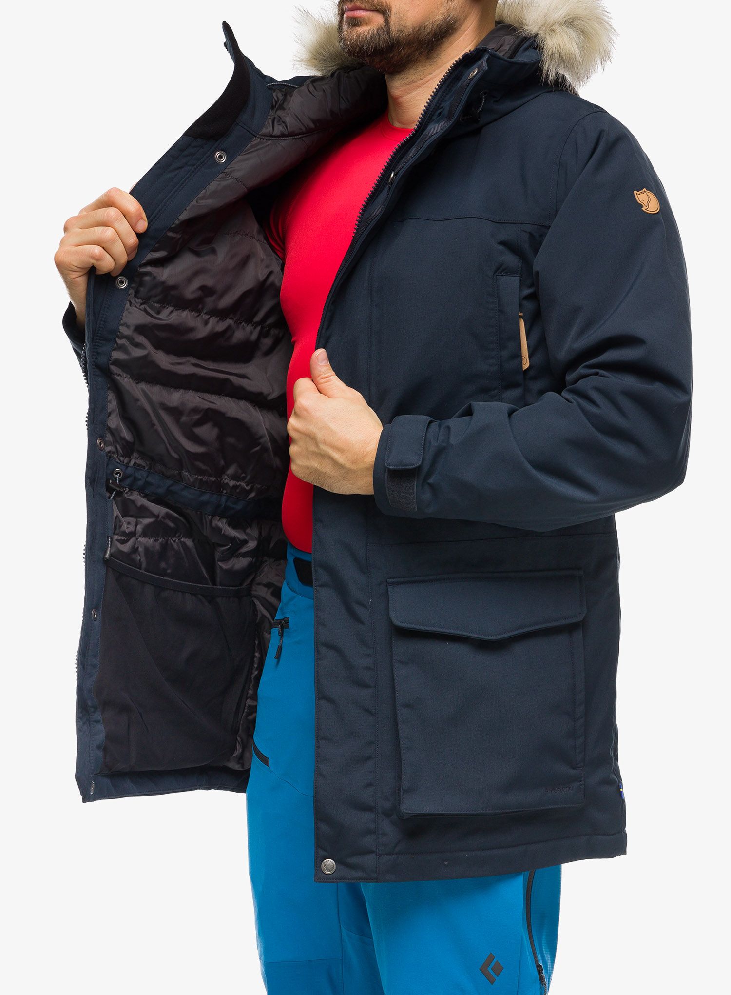 Zimska jakna Fjallraven Nuuk Lite Parka - dark navy