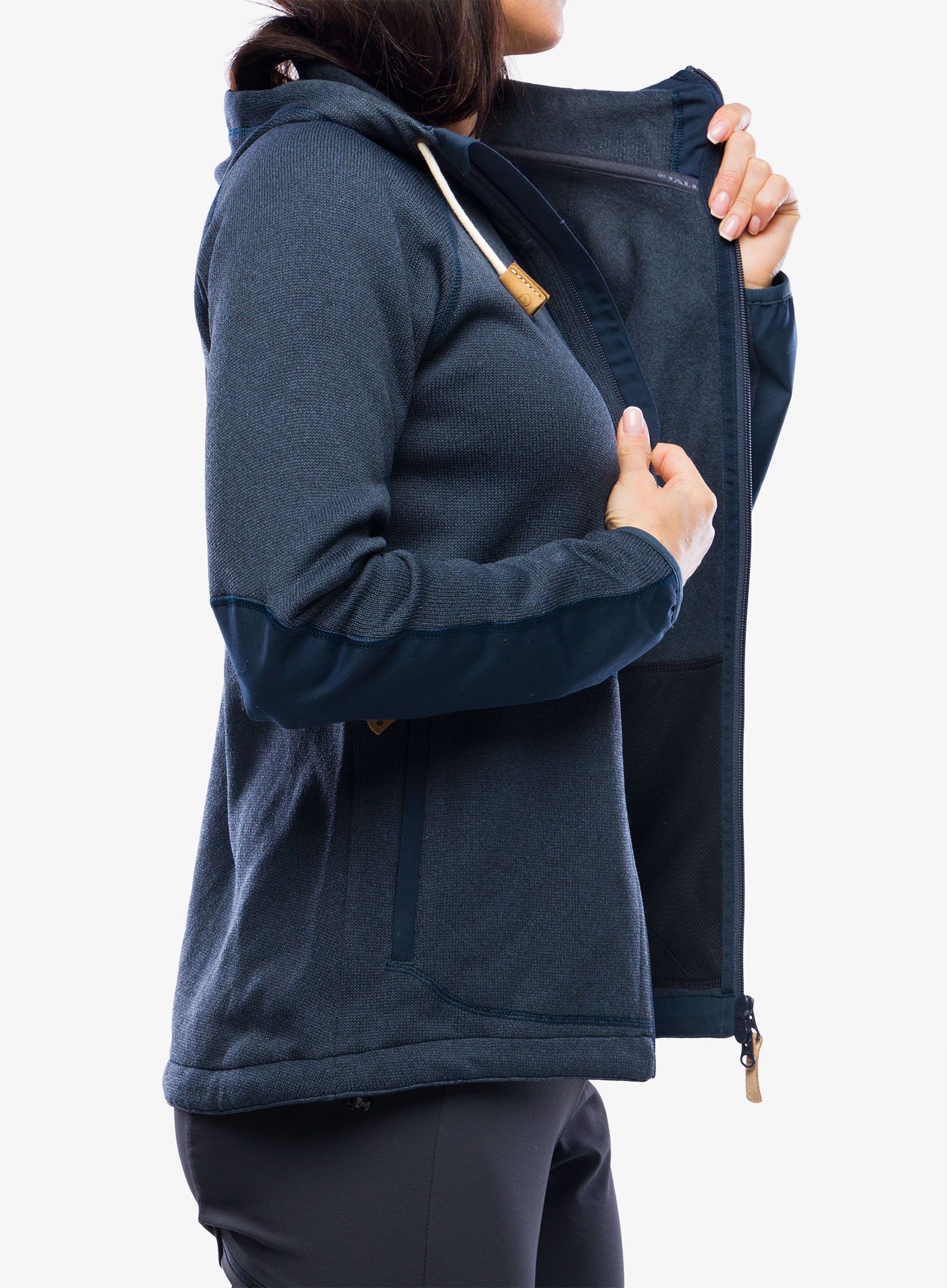 Jopica Fjallraven Ovik Fleece Hoodie - navy