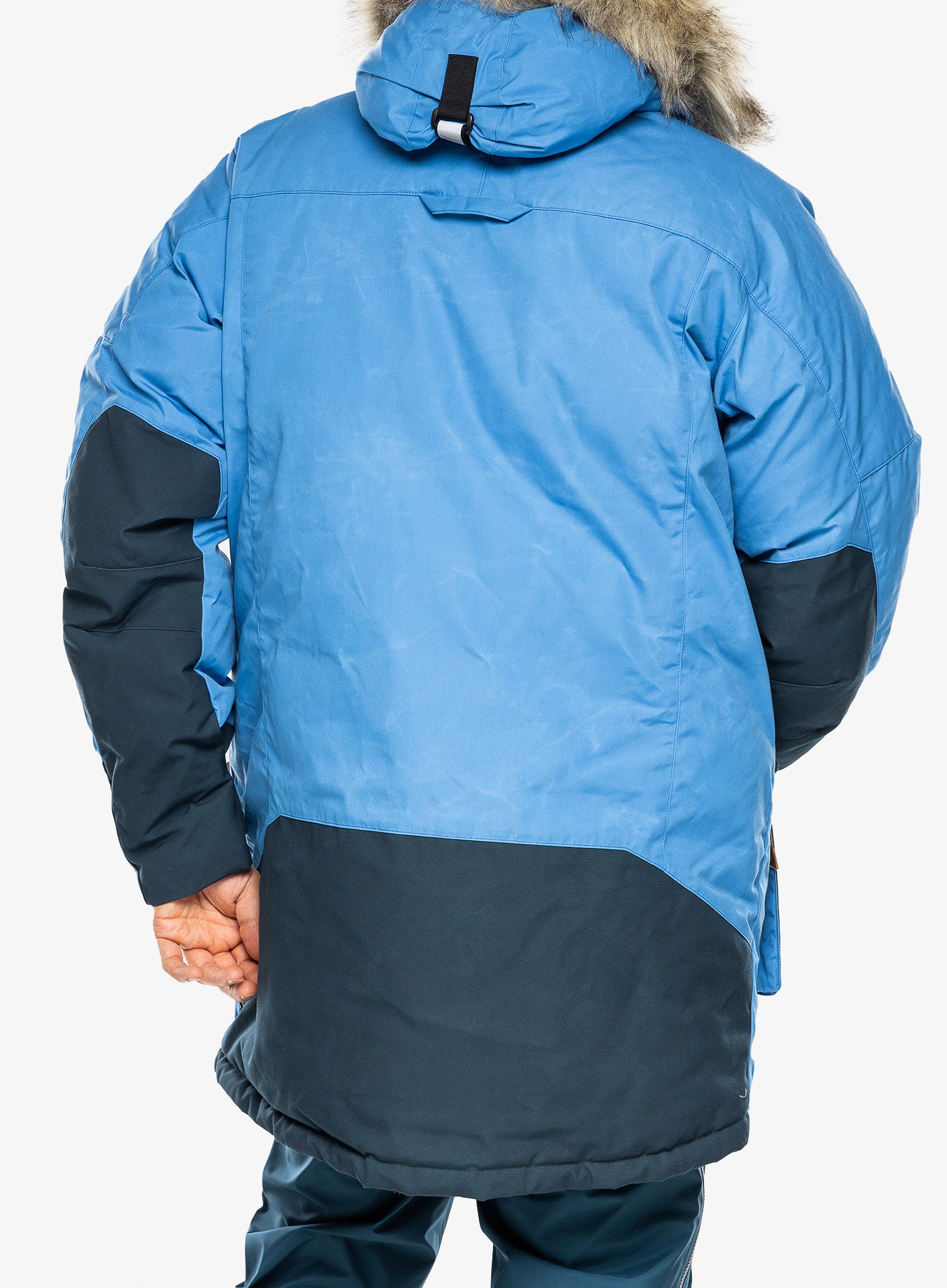 Zimska jakna Fjallraven Polar Expedition Parka - un blue/mountain blue
