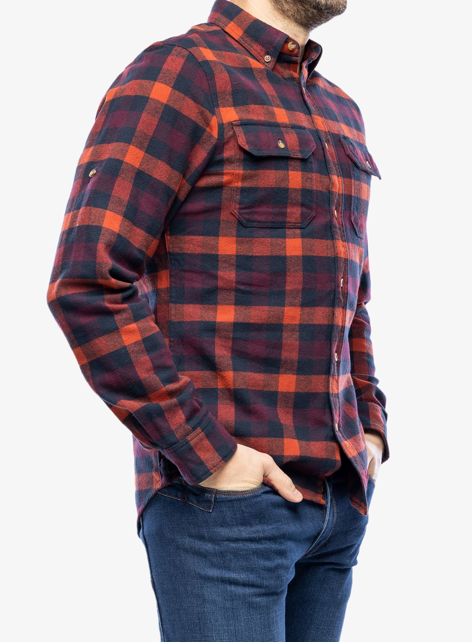 Pohodniška srajca Fjallraven Skog Shirt - navy