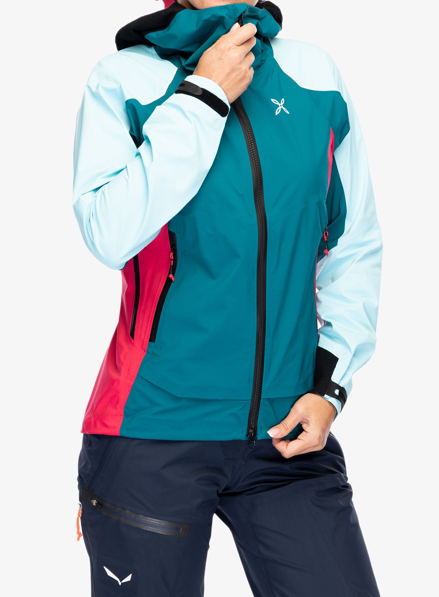 Ženske GORE-TEX jakna Montura Tribute Jacket - baltic/ice blue