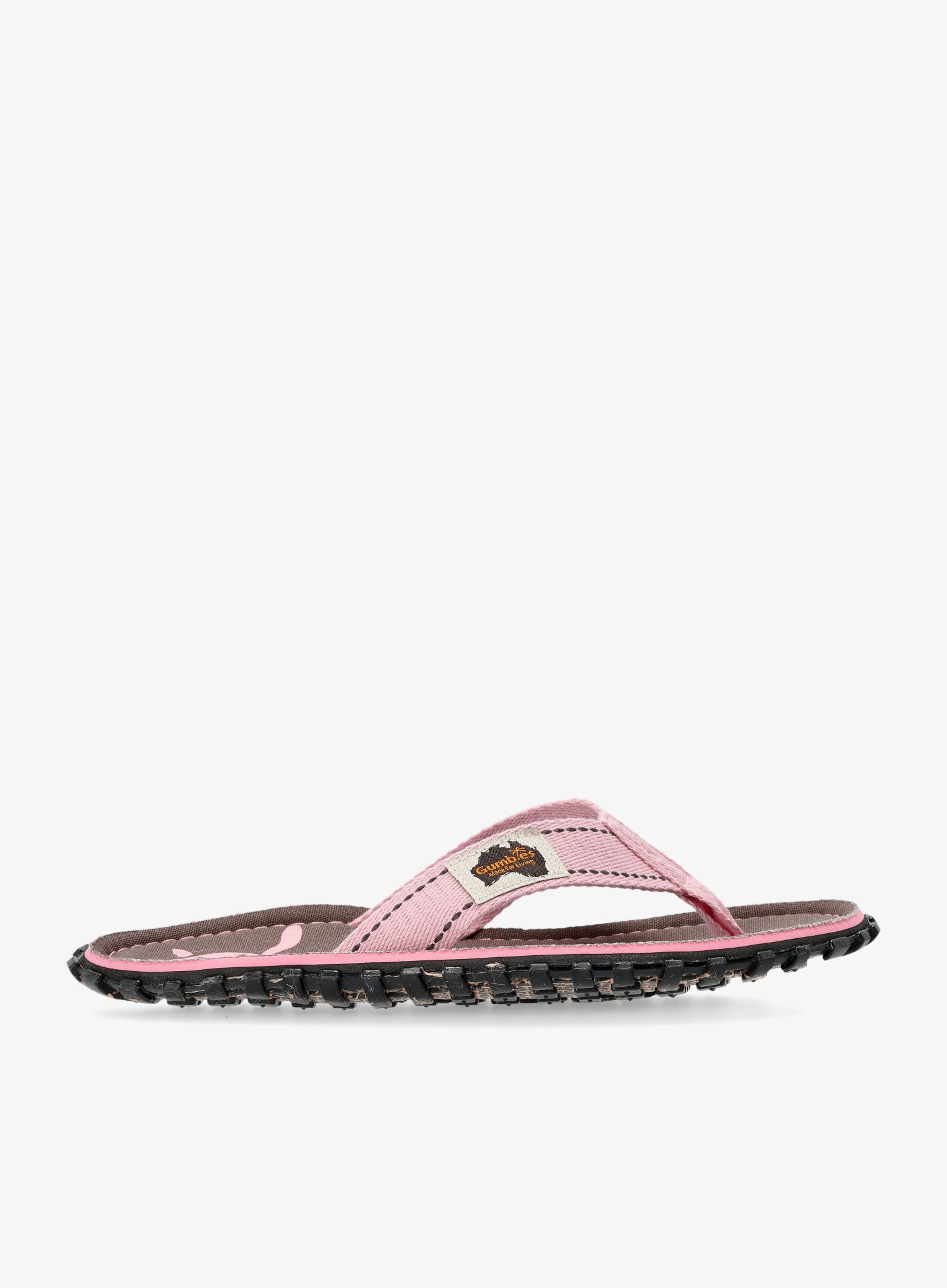 Japonke Gumbies Islander Canvas Flip-Flops - grey turtle