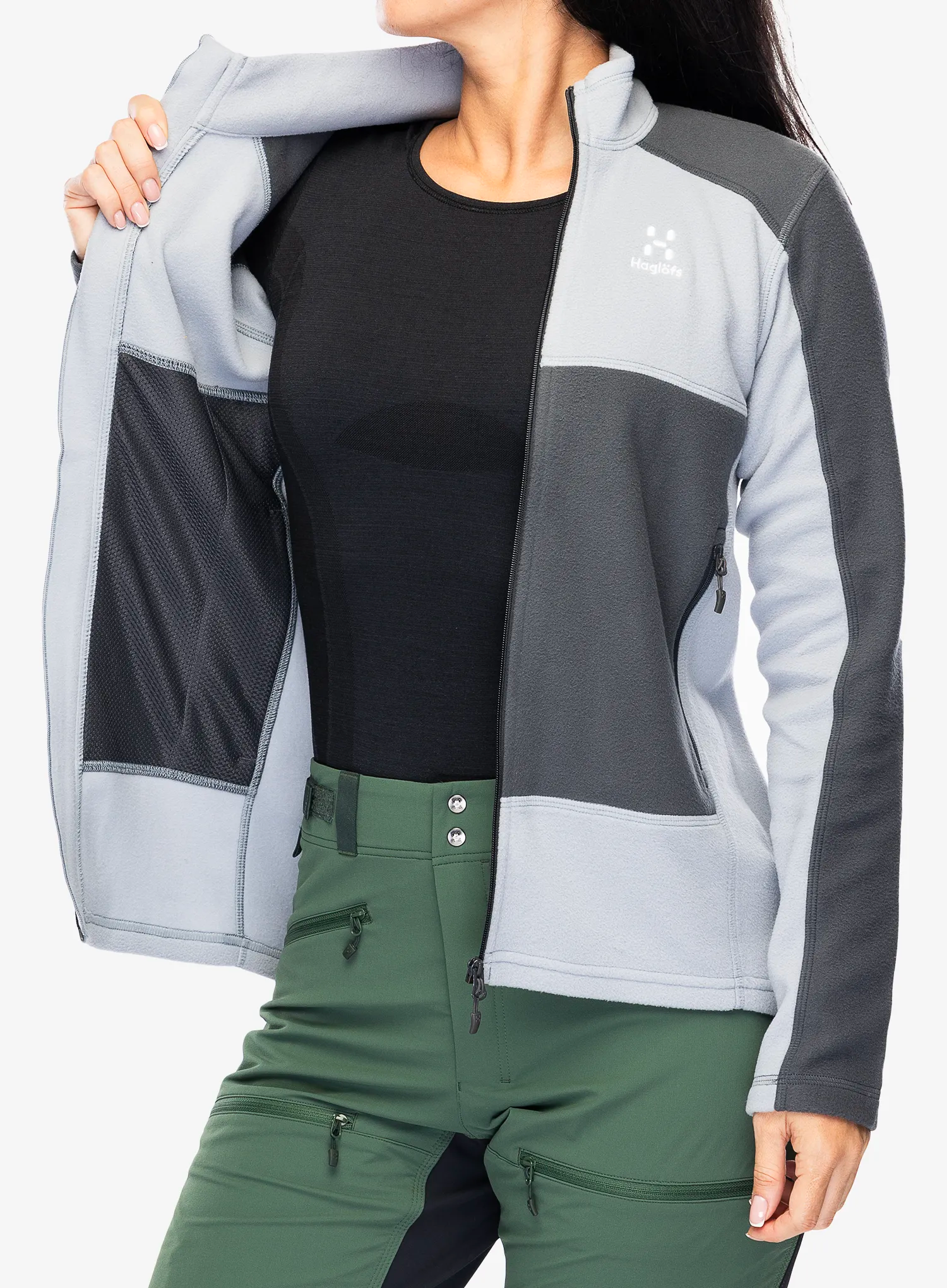 Flis Haglofs Buteo Mid Jacket - concrete/magnetite