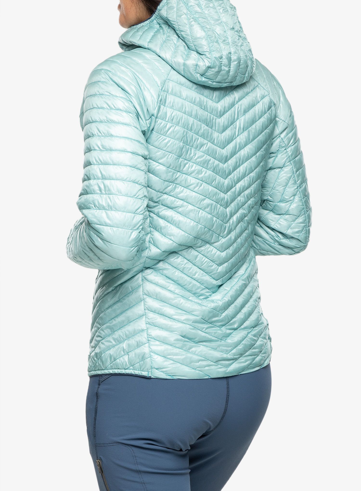 Ženska nepremočljiva jakna Haglofs L.I.M. Mimic Hood - frost blue