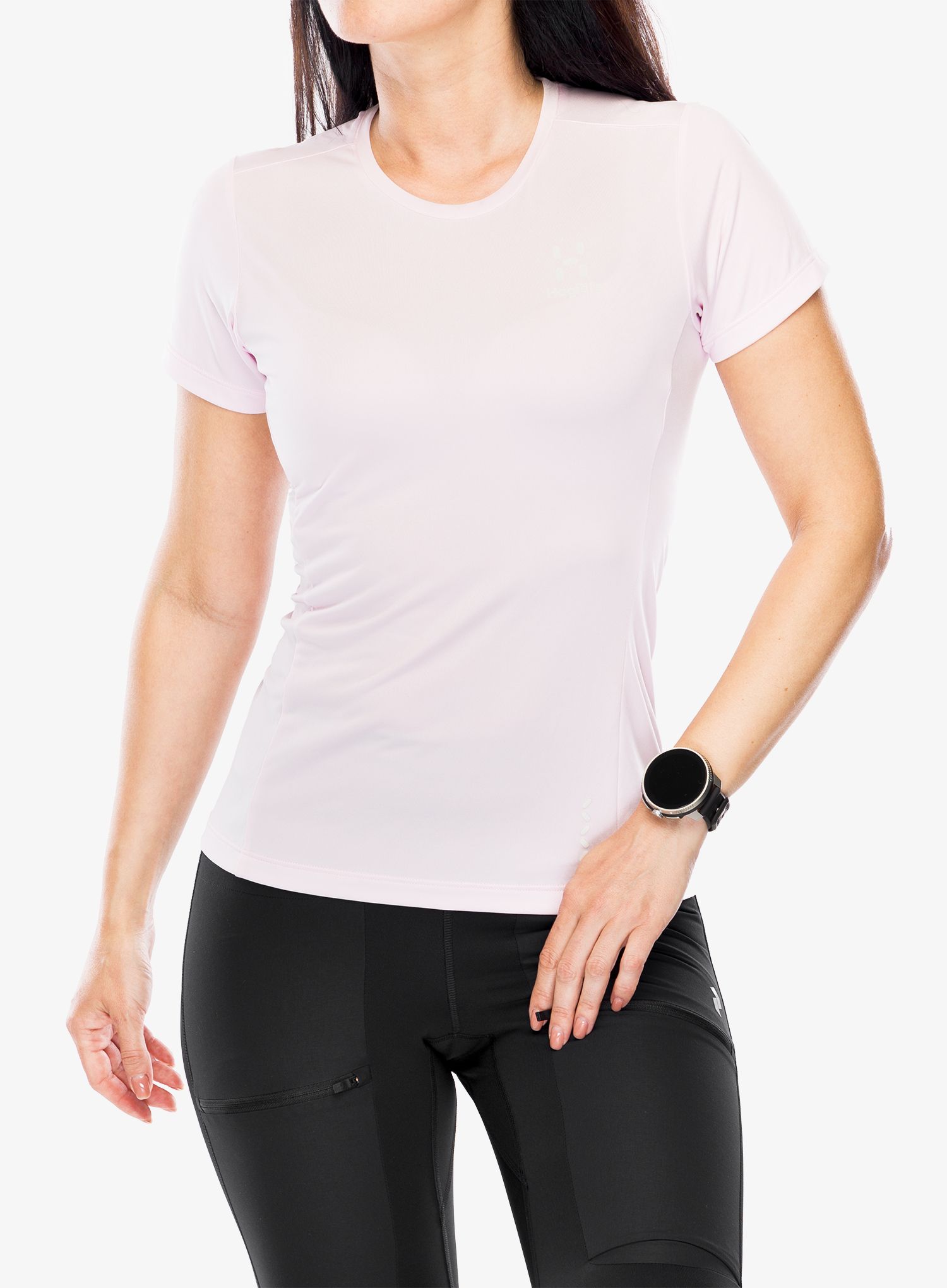 Ženska športna majica Haglofs L.I.M Tech Tee - fresh pink