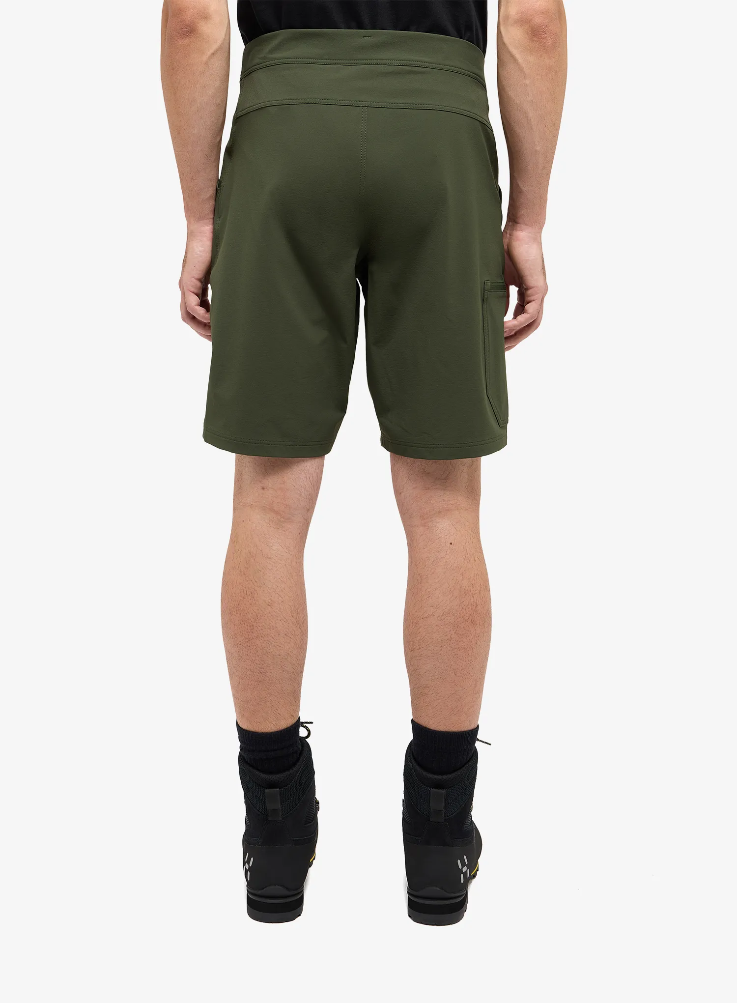 Pohodniške kratke hlače Haglofs Lizard Softshell Shorts - seaweed green