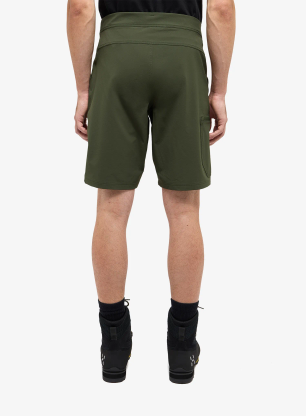 Pohodniške kratke hlače Haglofs Lizard Softshell Shorts - seaweed green