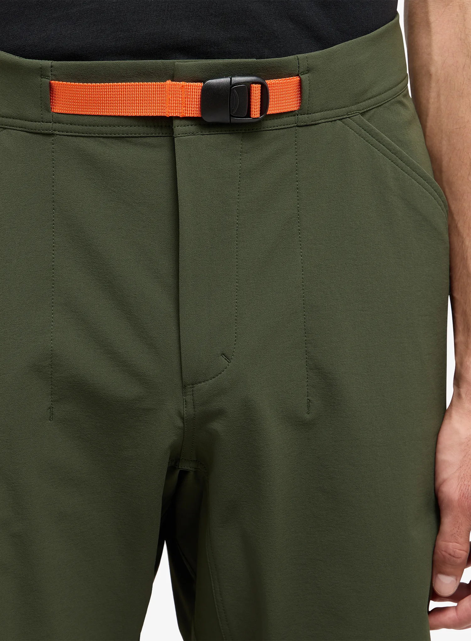 Pohodniške kratke hlače Haglofs Lizard Softshell Shorts - seaweed green