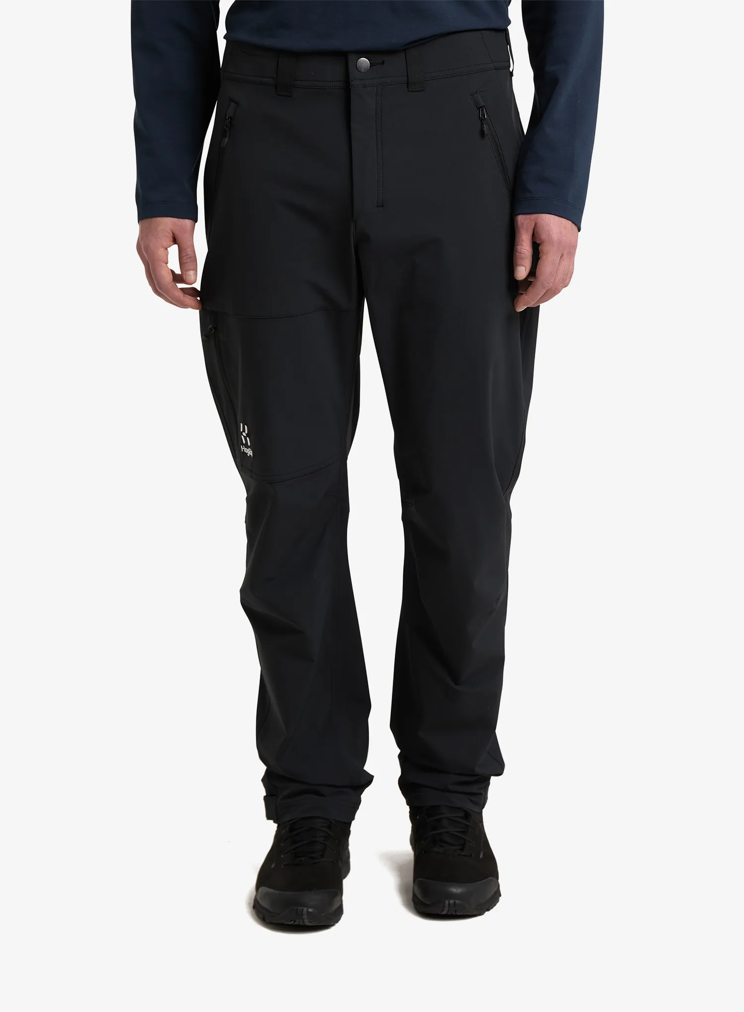 Softshell hlače Haglofs Moran Softshell Standard Pant - true black