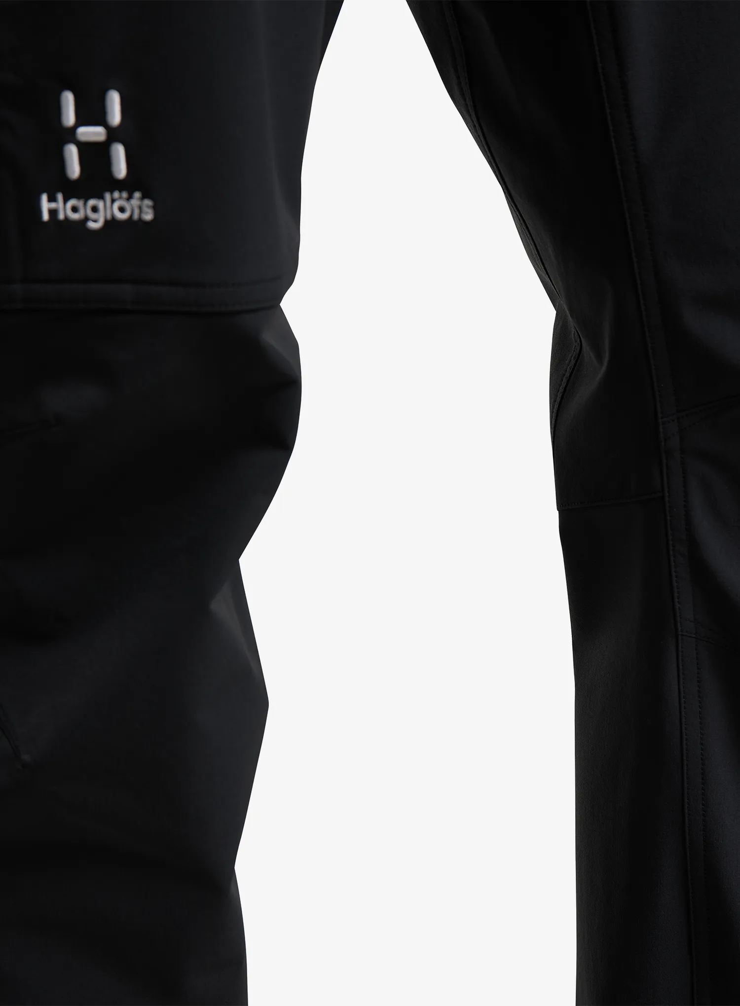 Softshell hlače Haglofs Moran Softshell Standard Pant - true black