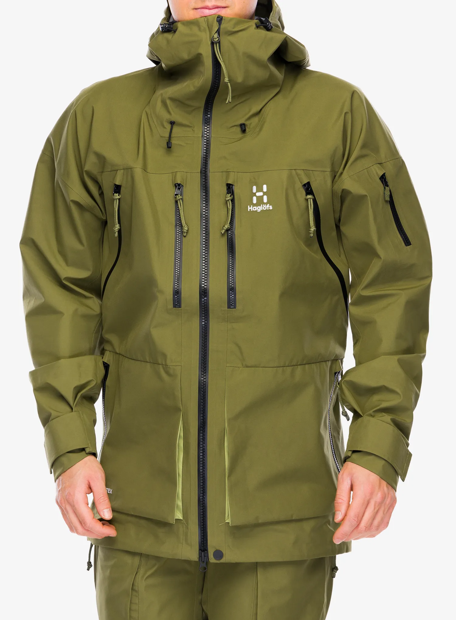 Nepremočljiva jakna Haglofs Vassi GTX Jacket - olive green/thyme green