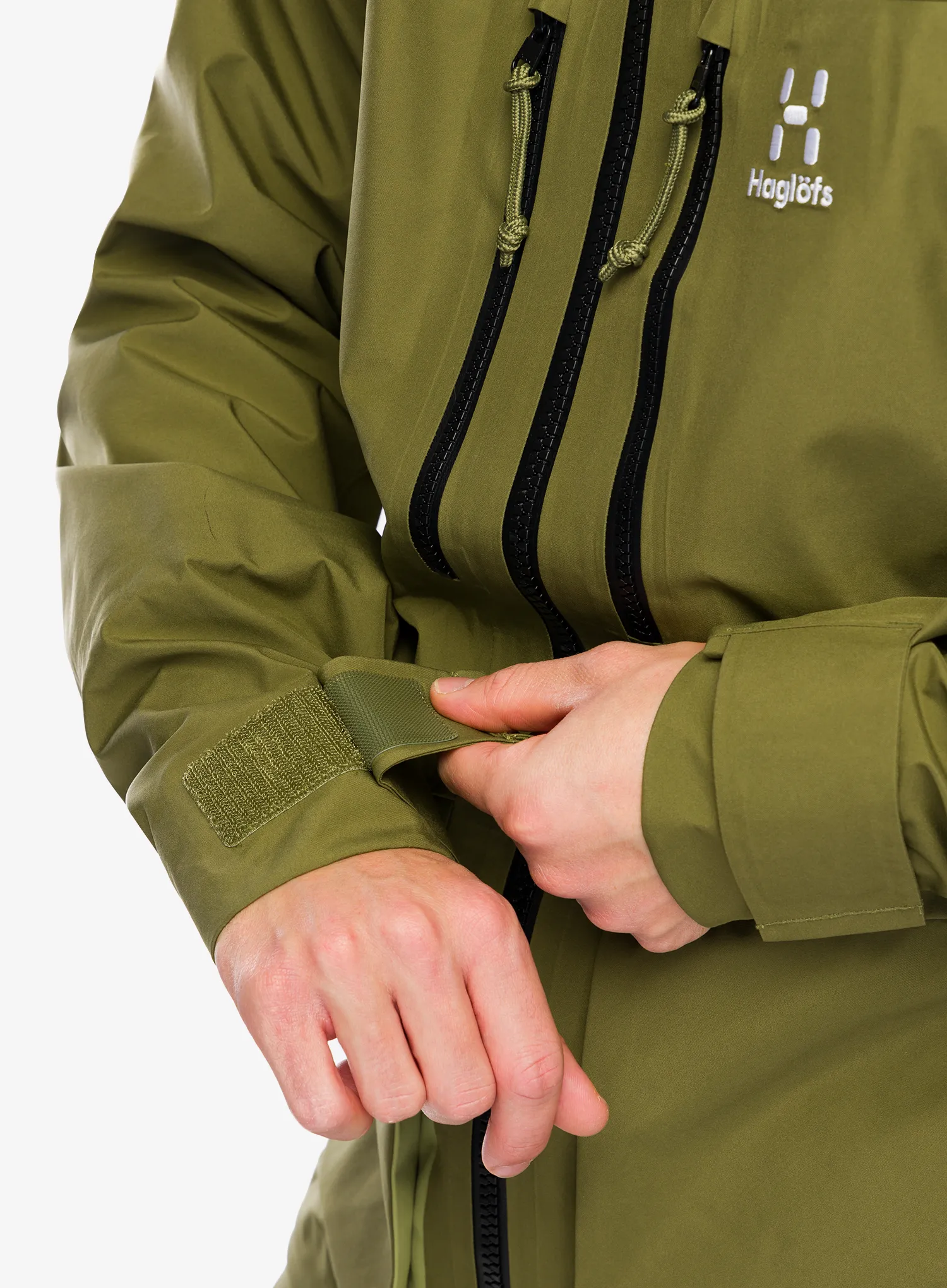 Nepremočljiva jakna Haglofs Vassi GTX Jacket - olive green/thyme green