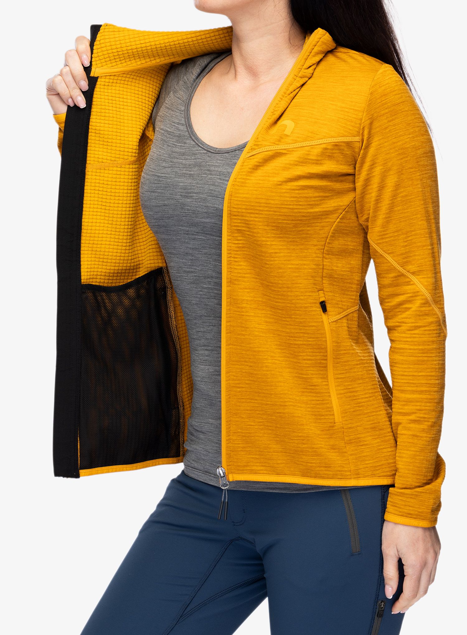 Ženska jopica Hannah Dagnys Hoody - golden yellow mel