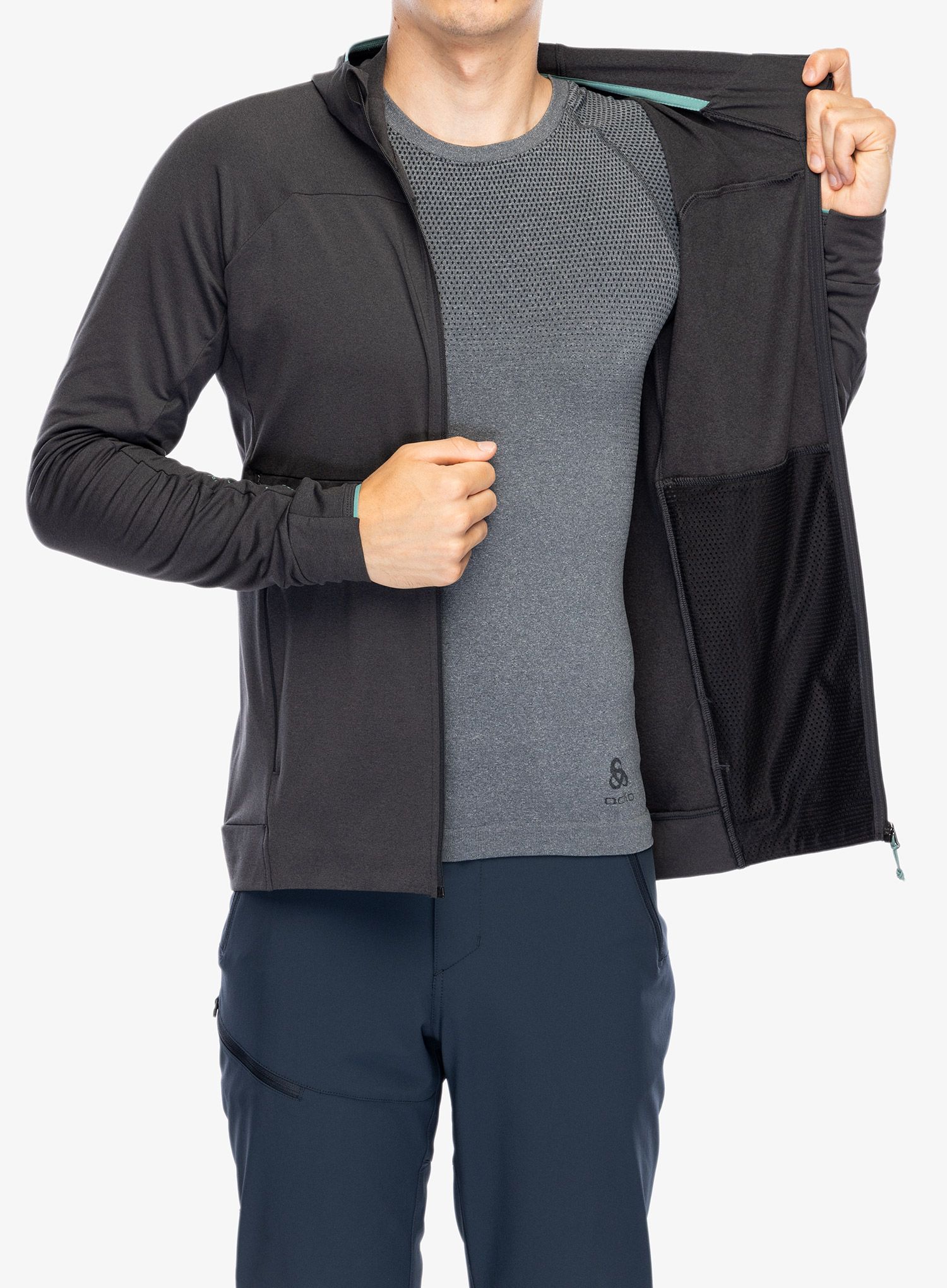 Jopica s kapuco Hannah Ethan Hoody - anthracite mel