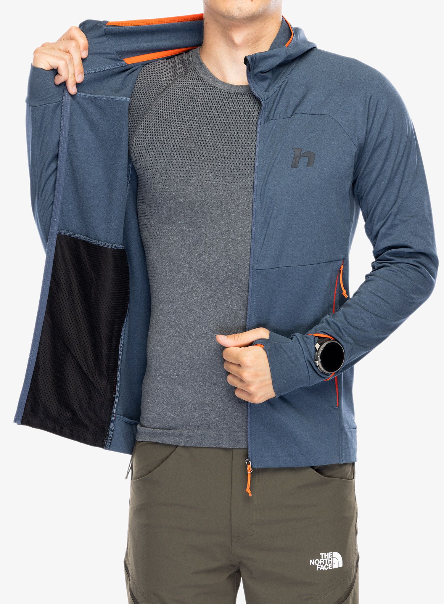 Jopica s kapuco Hannah Ethan Hoody - bering sea mel