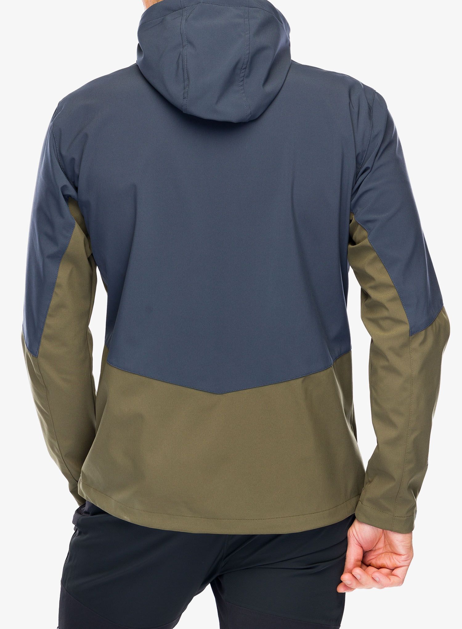 Softshell jakna Hannah Shelton Lite - india ink/military olive