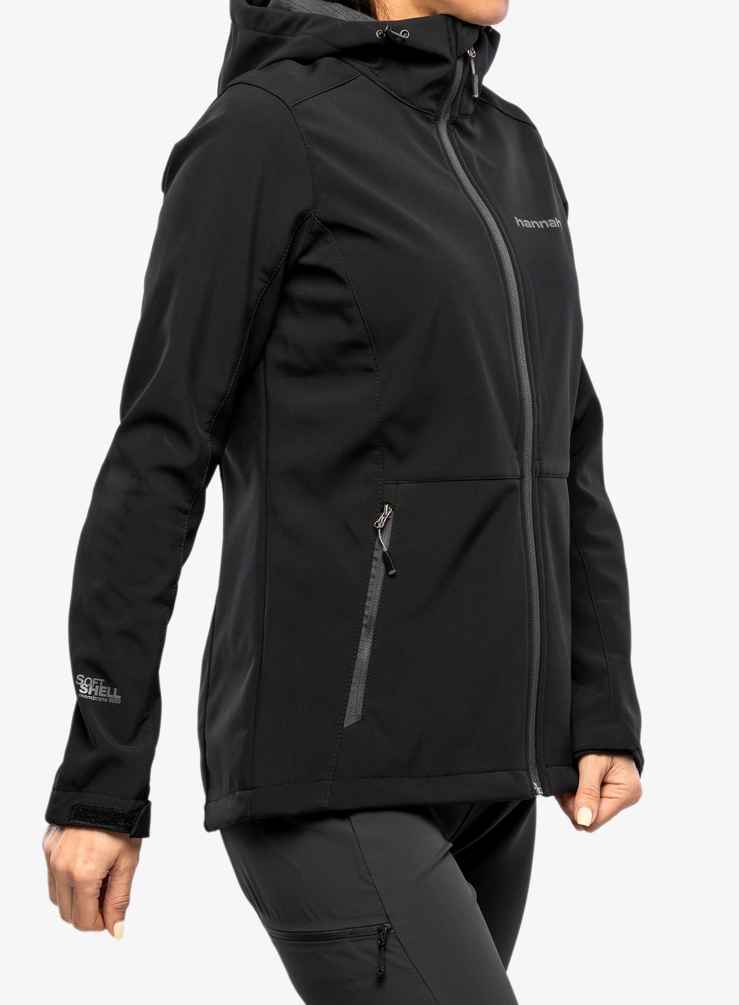 Ženska softshell jakna Hannah Zury - anthracite II