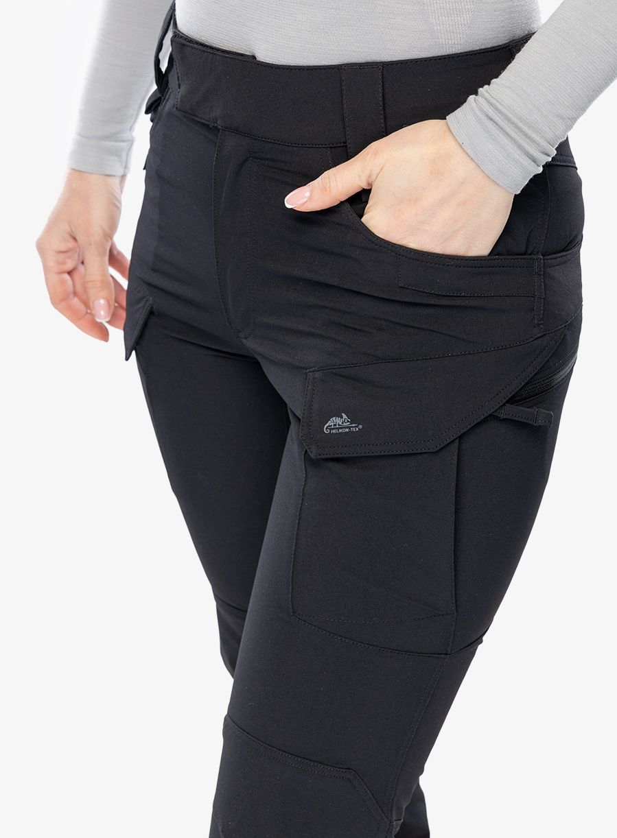 Taktne hlače za ženske Helikon-Tex Outdoor Tactical Pants VersaStretch - black