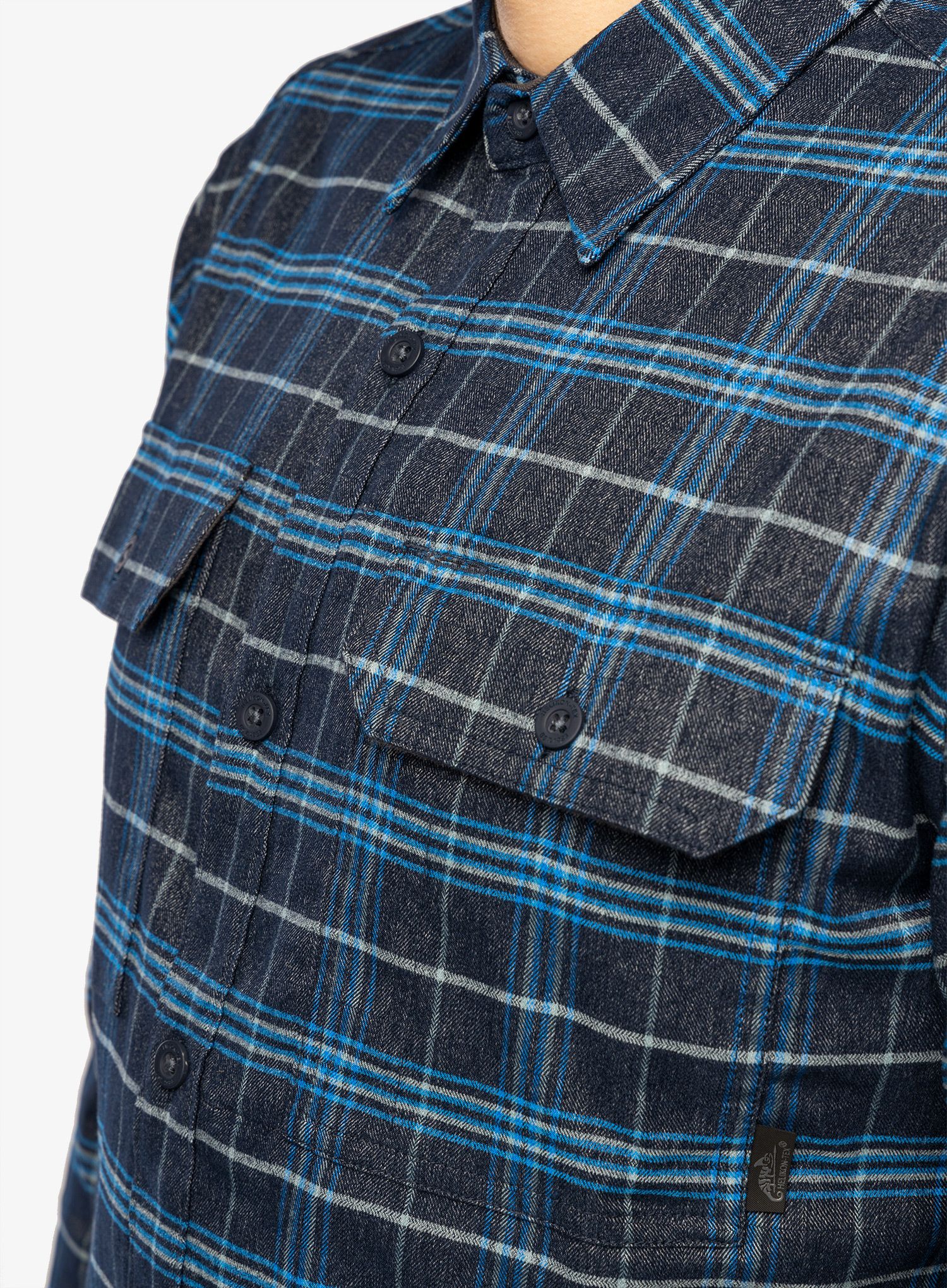 Srajca Helikon-Tex Greyman Shirt - blue stonework plaid