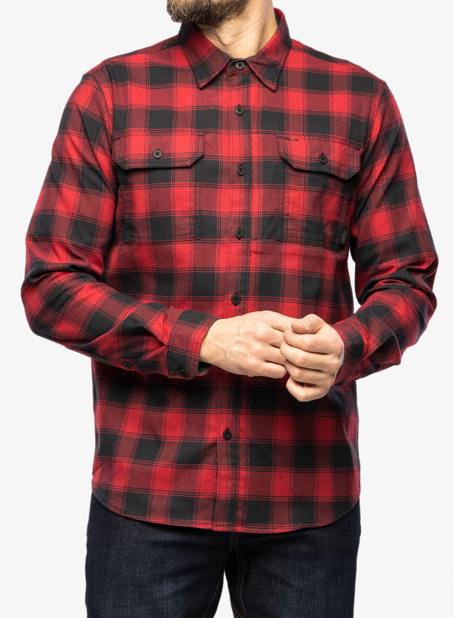 Srajca Helikon-Tex Greyman Shirt - coral crimson checkered
