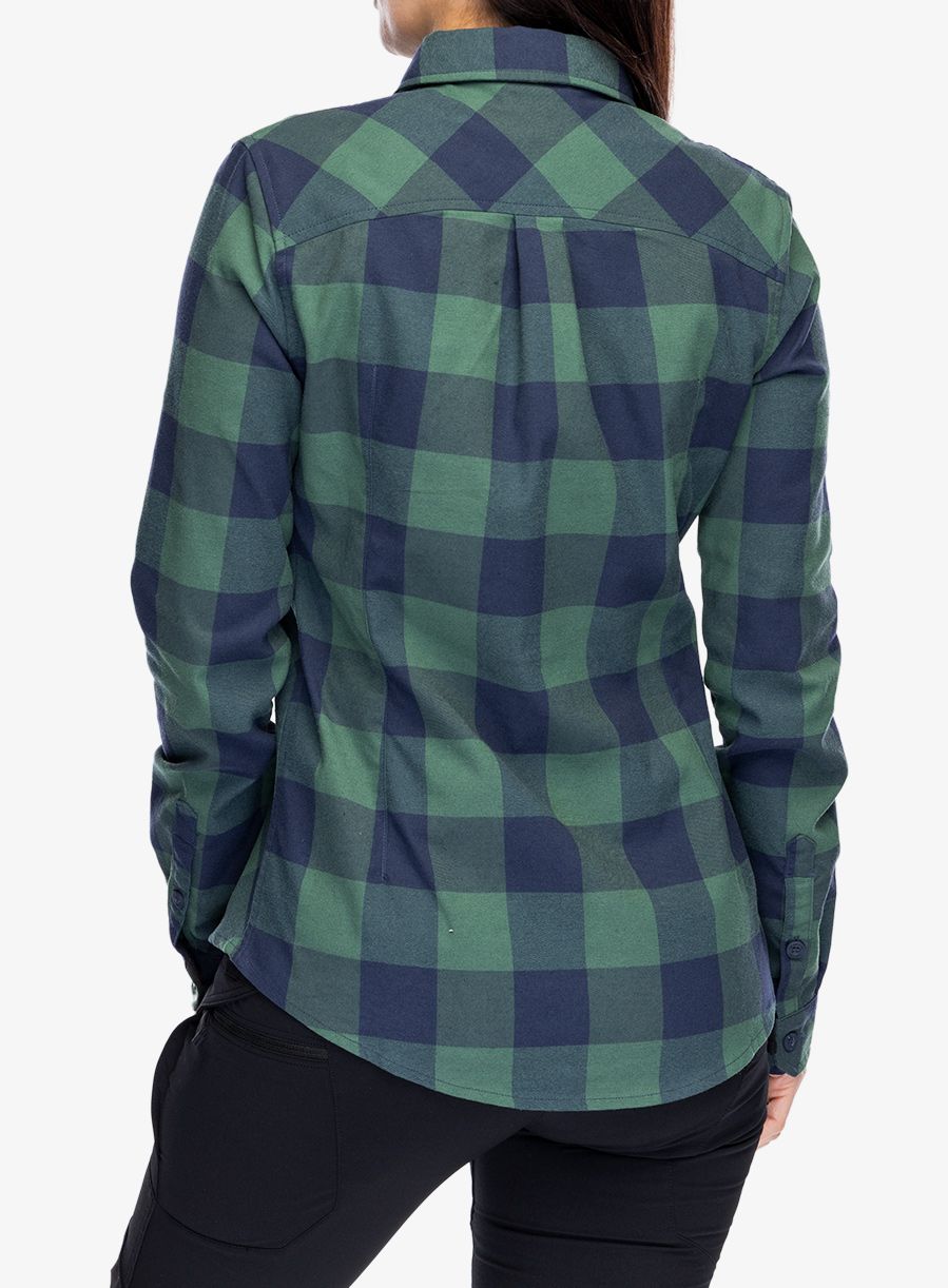 Ženska srajca Helikon-Tex Marigold Shirt - moss green checkered
