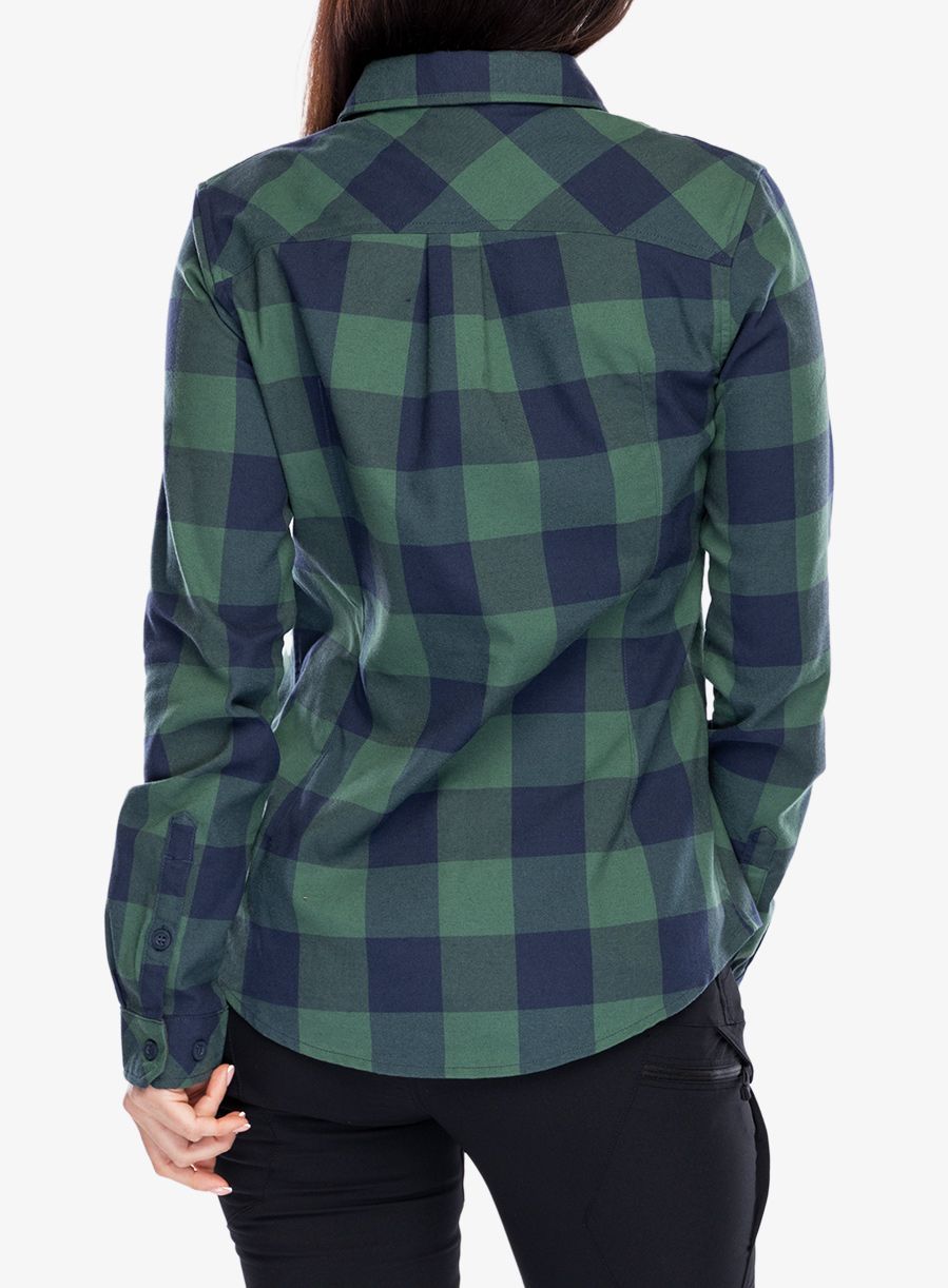 Ženska srajca Helikon-Tex Marigold Shirt - moss green checkered