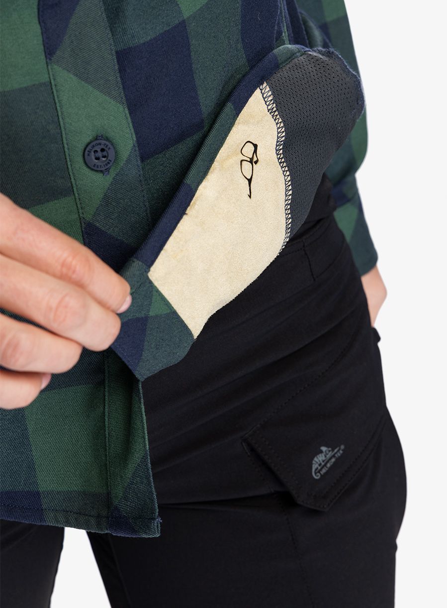 Ženska srajca Helikon-Tex Marigold Shirt - moss green checkered