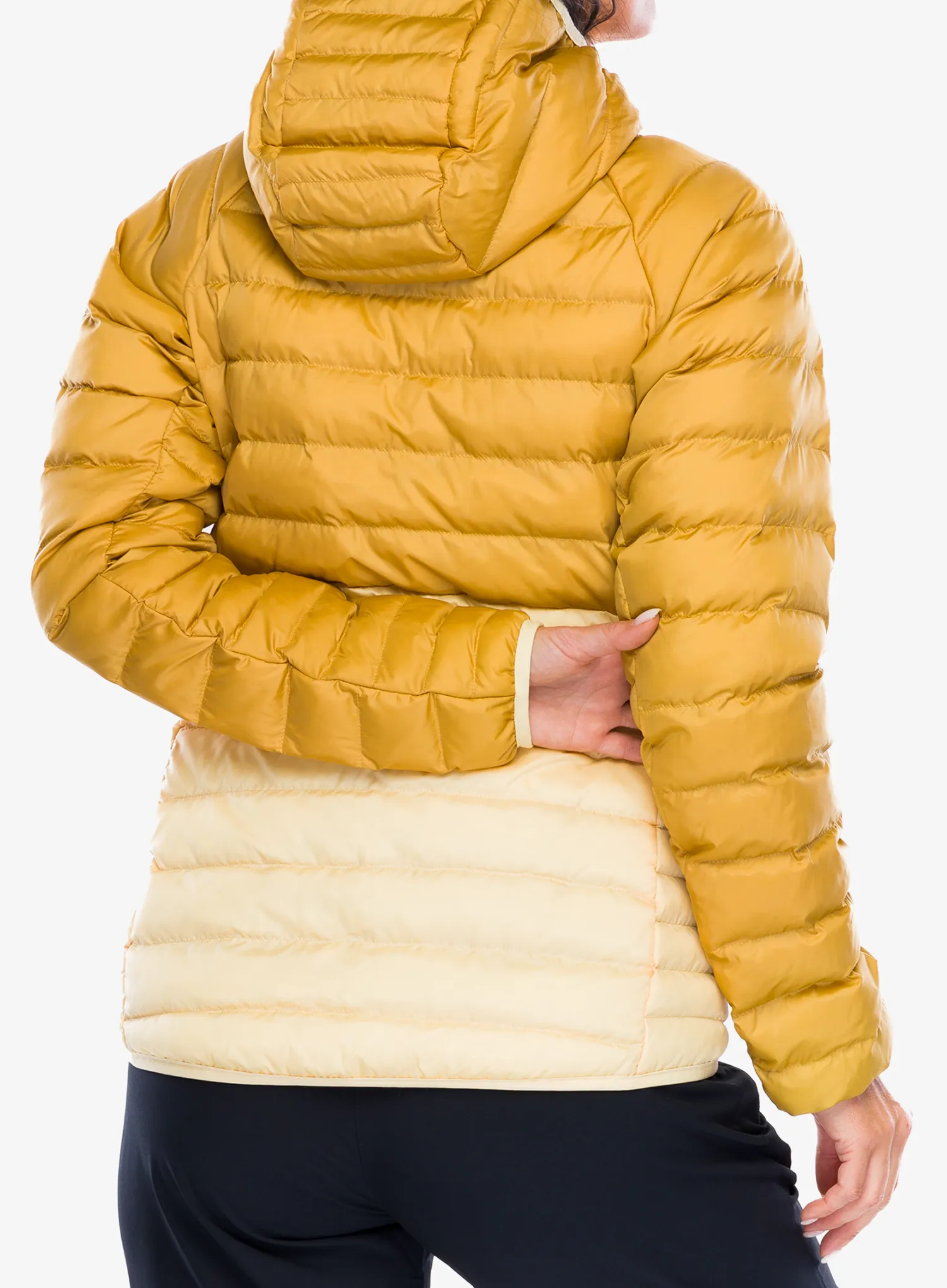 Ženska sintetična jakna Helly Hansen Banff Hooded Insulator - yellow cream/sand