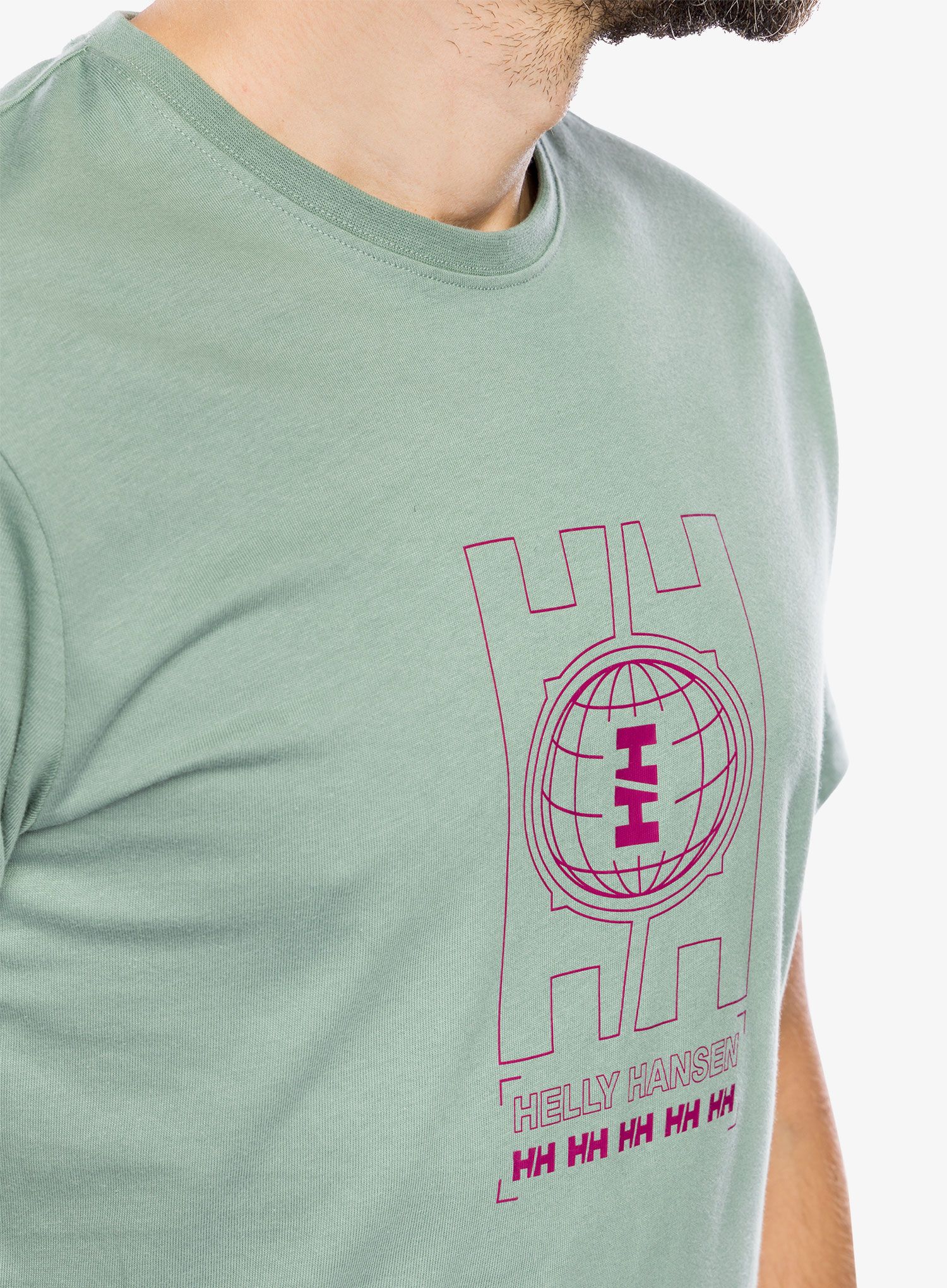 Majica s potiskom Helly Hansen Core Graphic T-Shirt - cactus