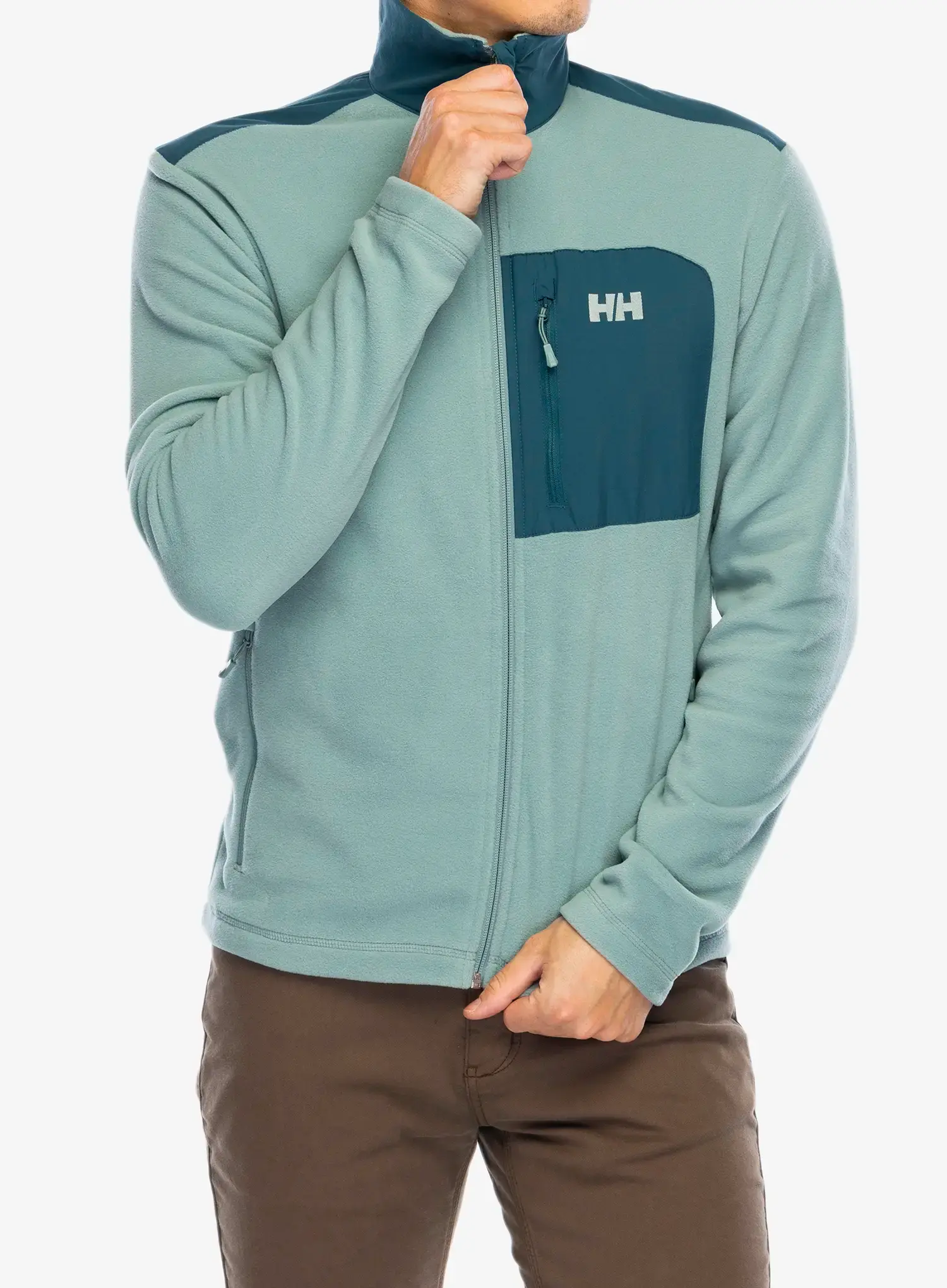 Jopica z zadrgo Helly Hansen Daybreaker Block Jacket - cactus